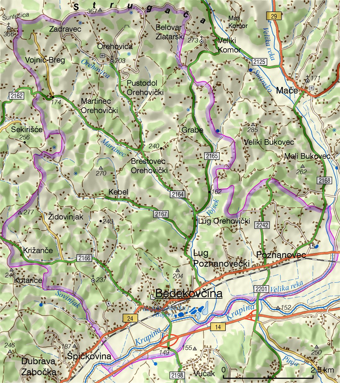 Bedekovčina (područje Općine)