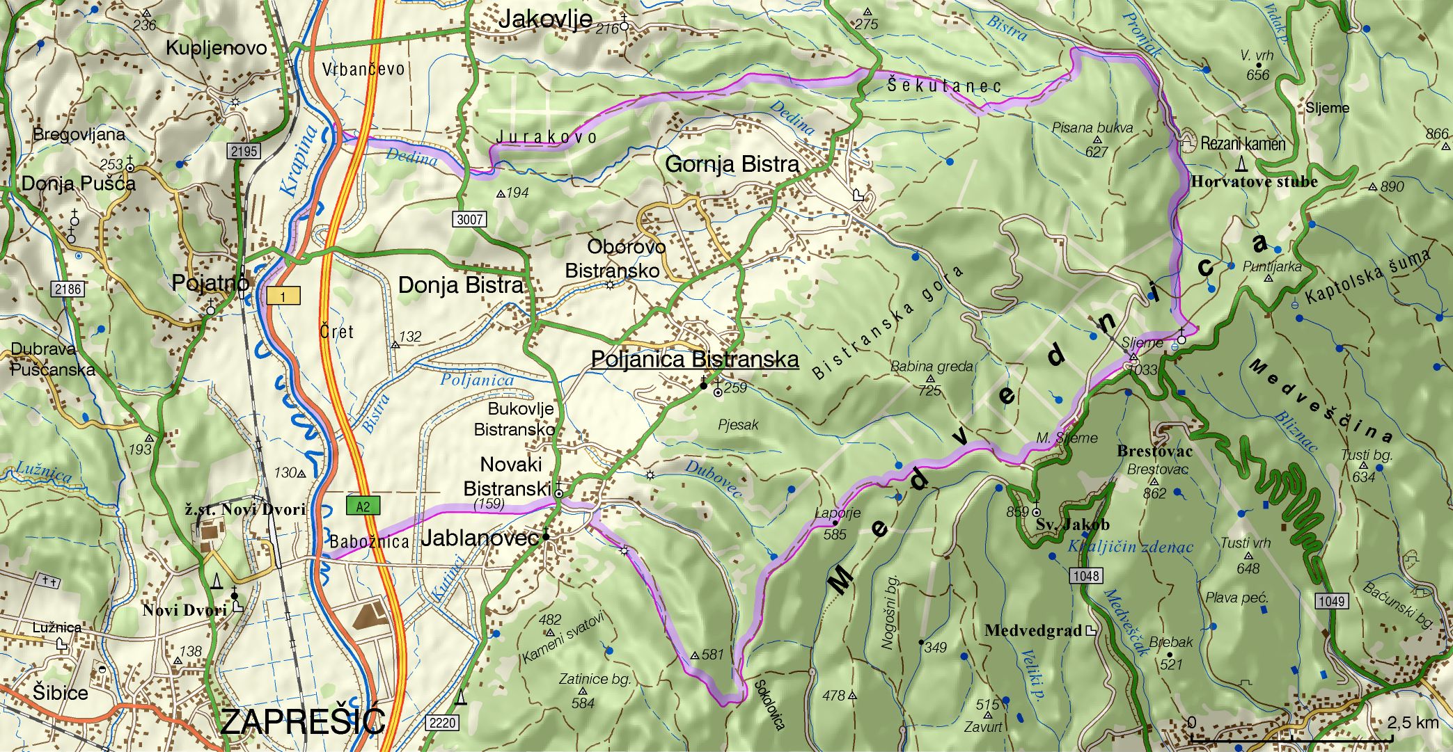 Bistra (područje Općine)