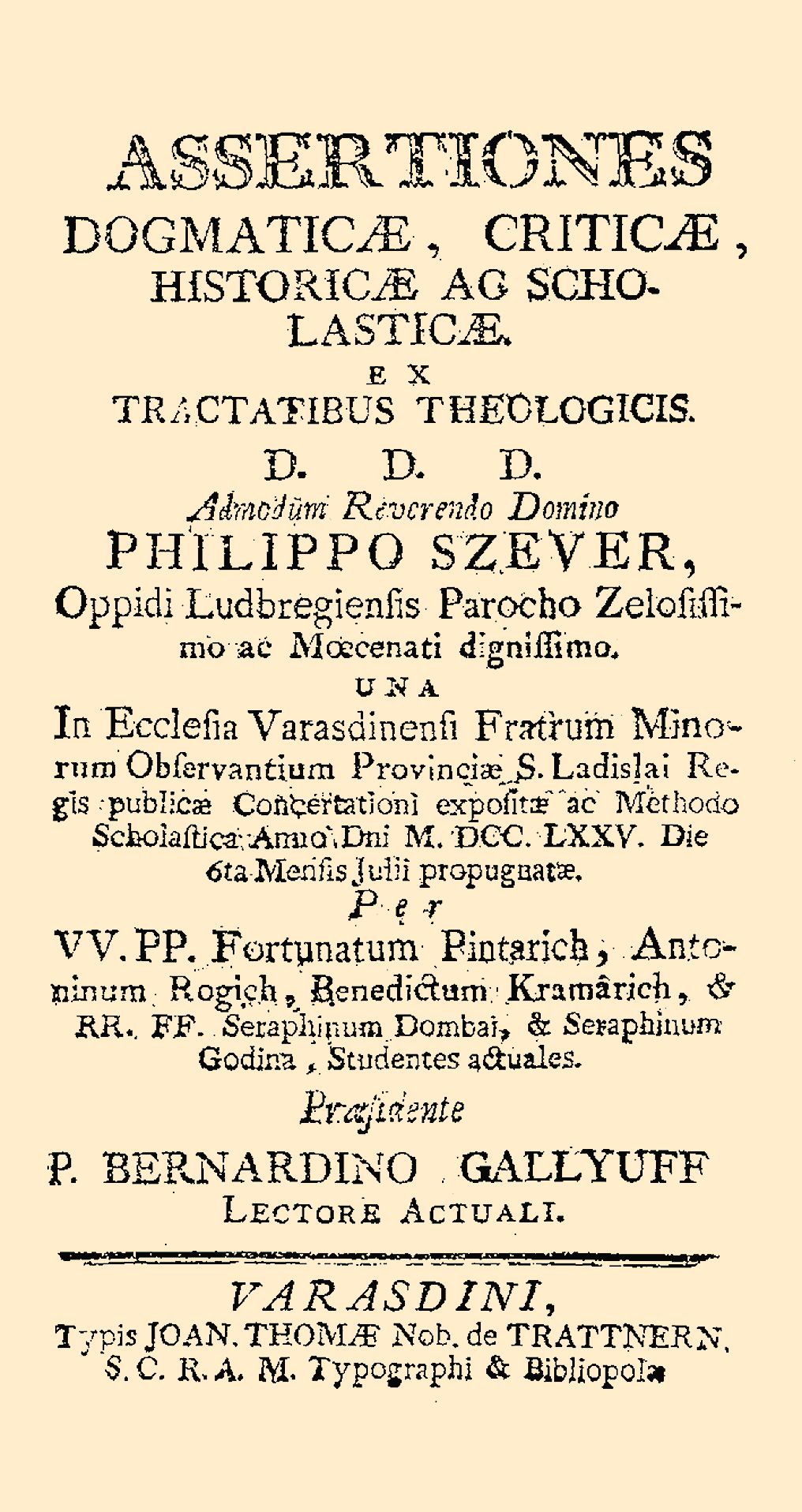 Galjuf, Bernardin Antun