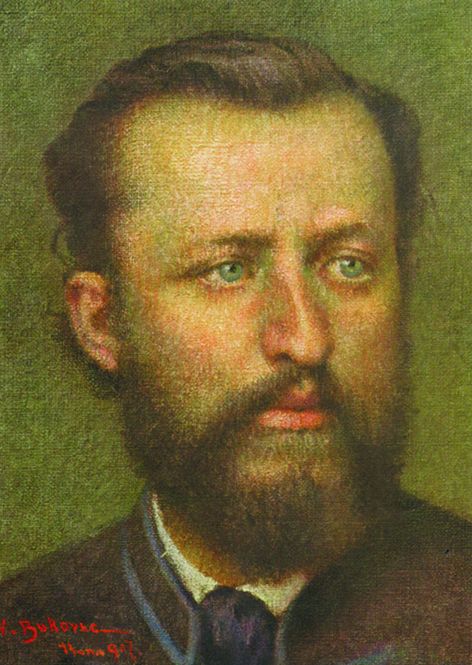 <p>Vlaho Bukovac, <em>August &Scaron;enoa,</em> portret, 1907.</p>