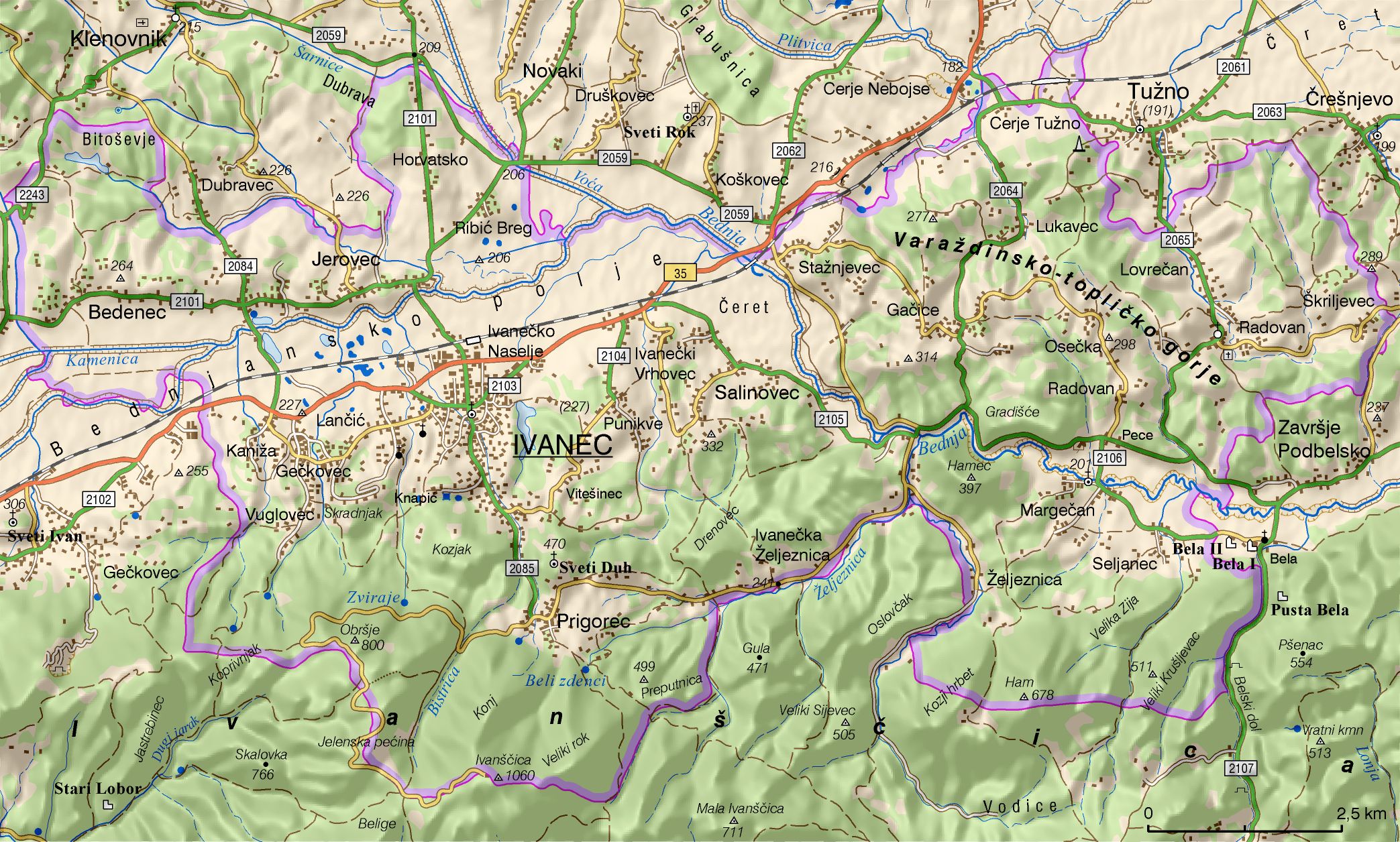 Ivanec (područje Grada)