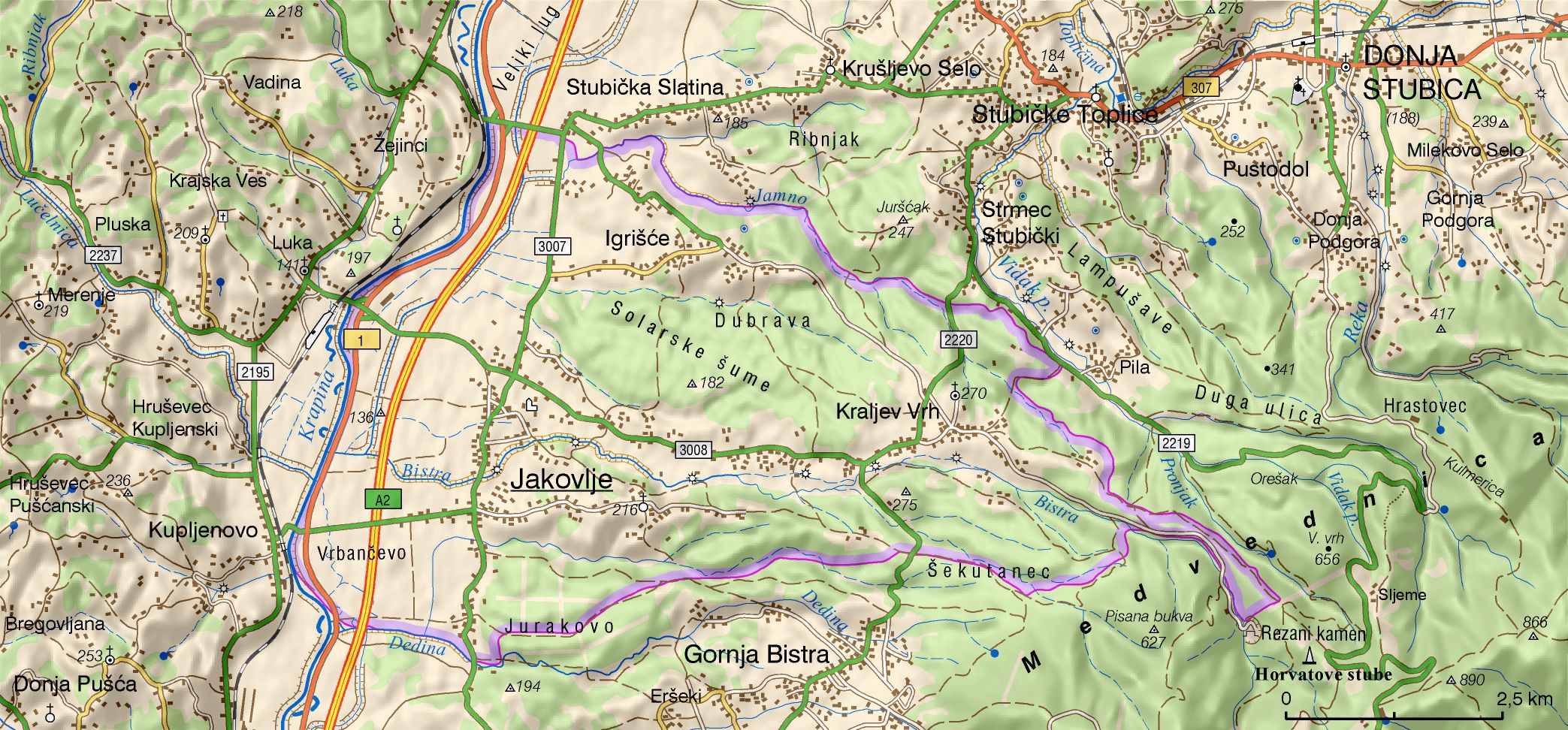 Jakovlje (područje Općine)