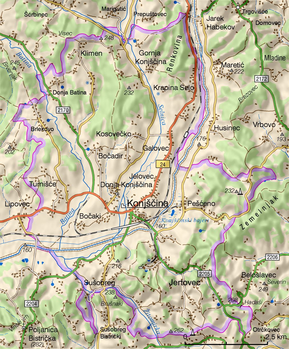 Konjščina (područje Općine)