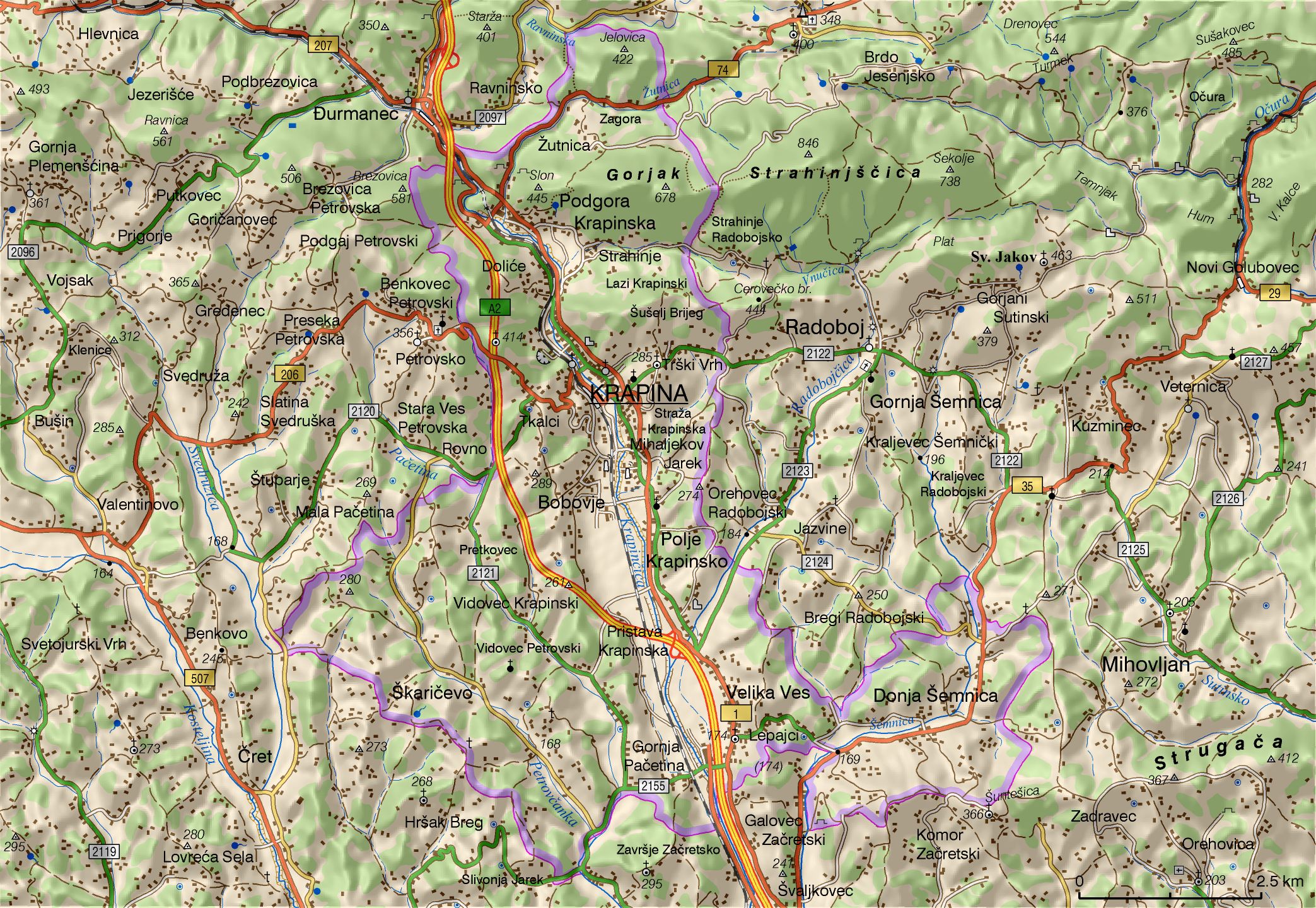 Krapina (područje Grada)