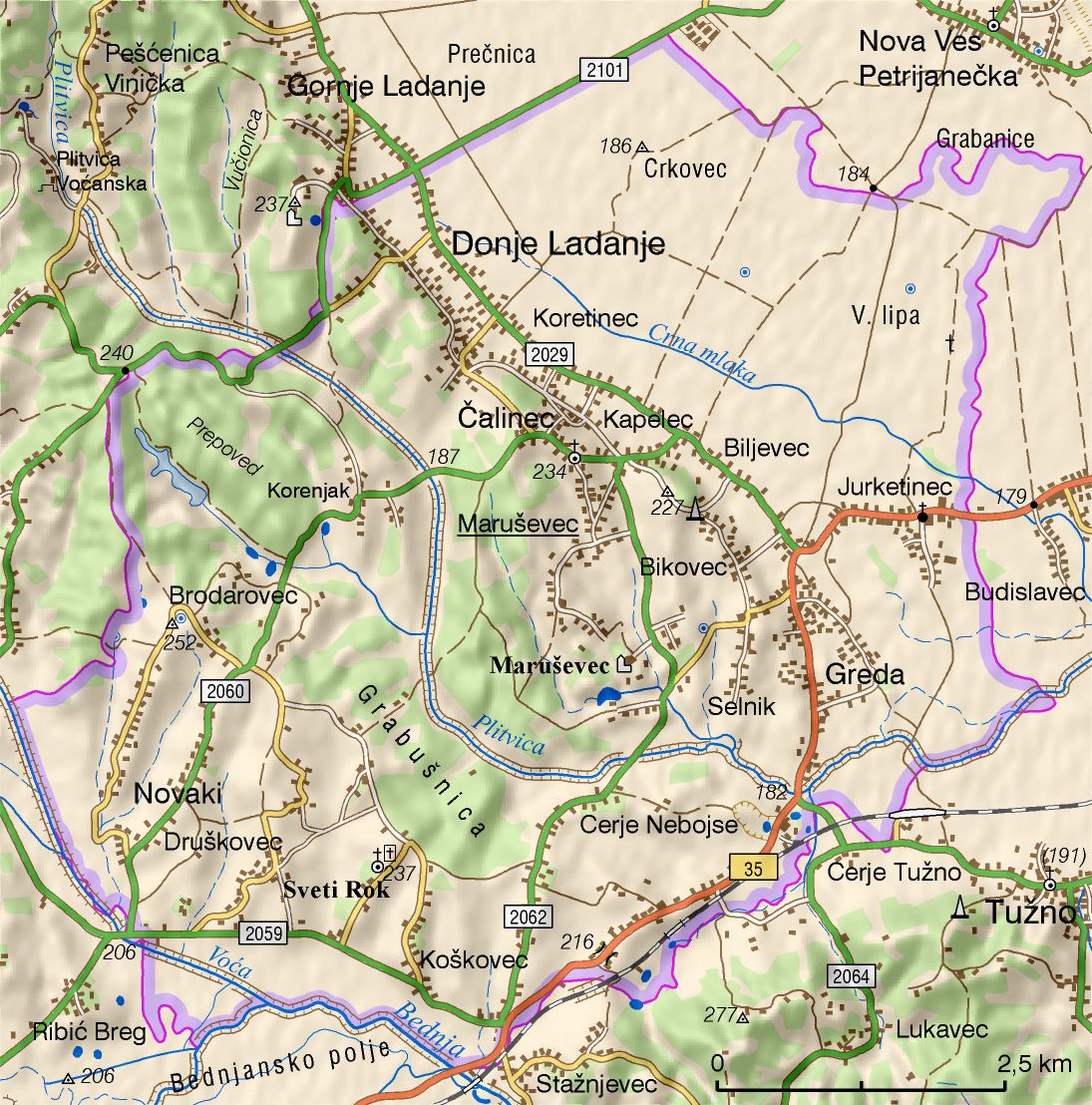 Maruševec (područje Općine)