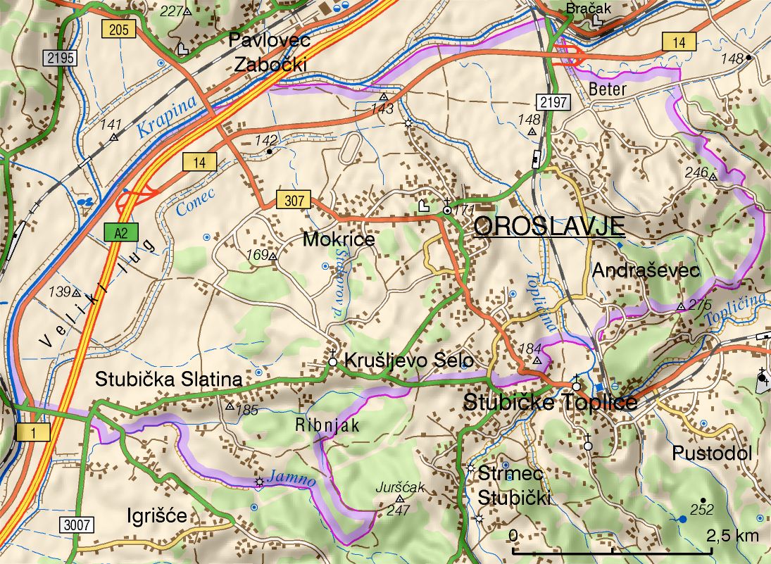 Oroslavje (područje Grada)