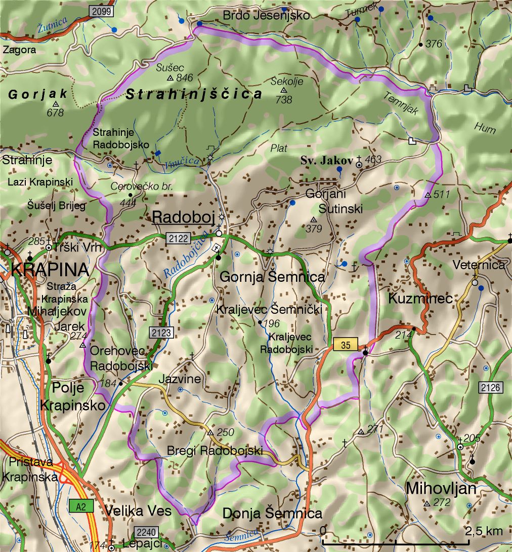 Radoboj (područje Općine)