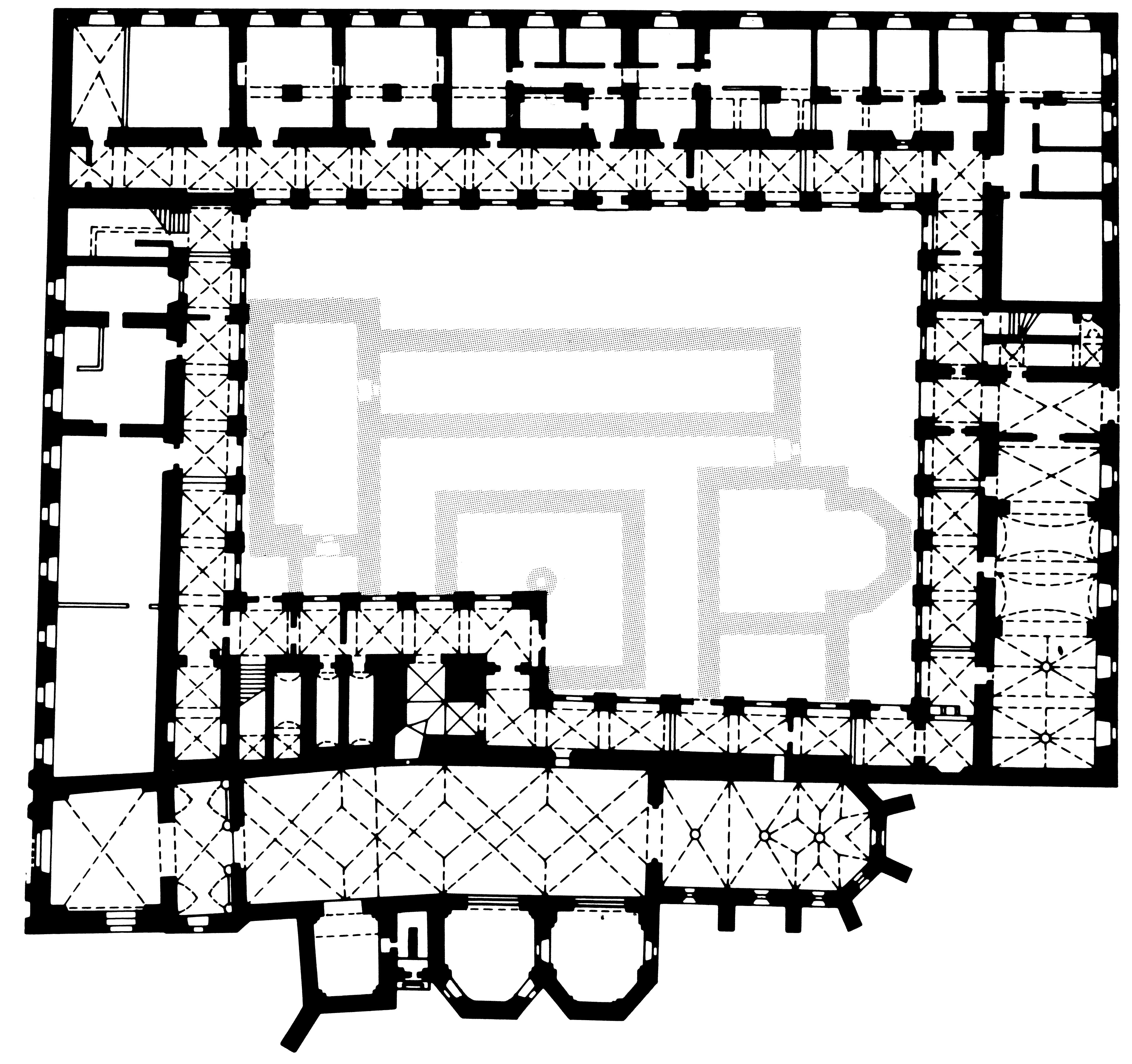 <p>tlocrt samostana, Lepoglava</p>