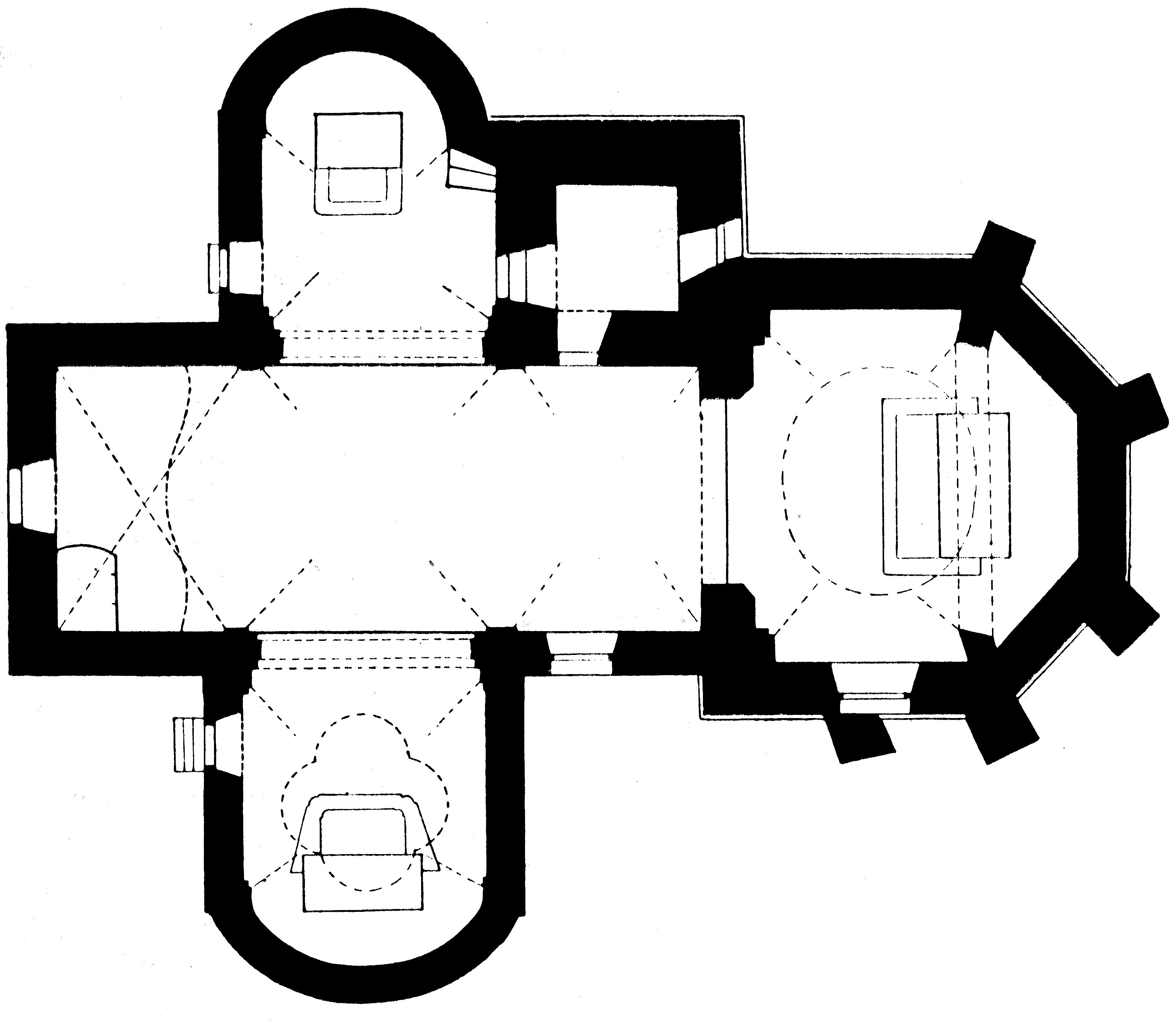<p>tlocrt župne crkve sv. Nikole Biskupa</p>