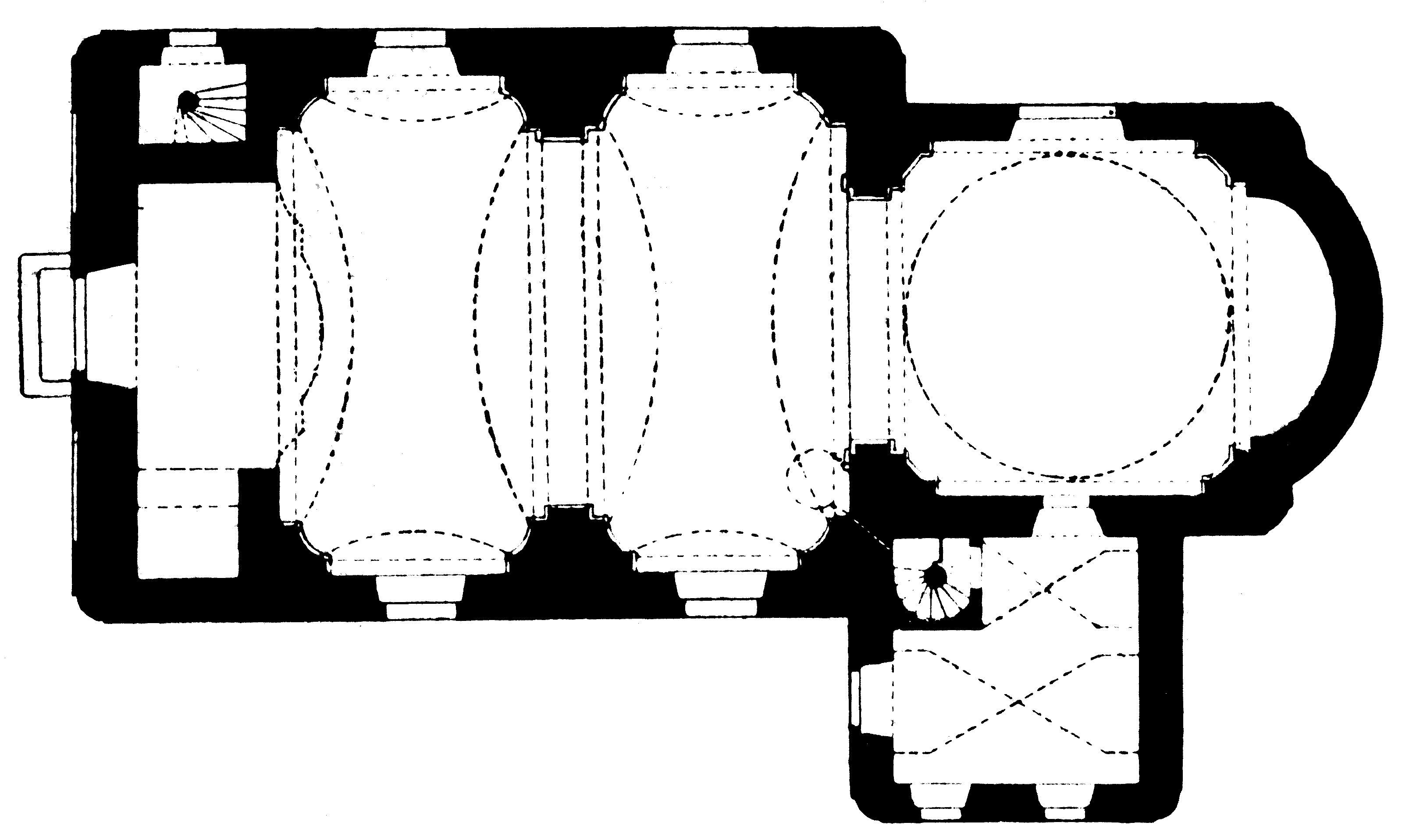 <p>tlocrt župne crkve sv. Barbare, 1776&ndash;78.</p>