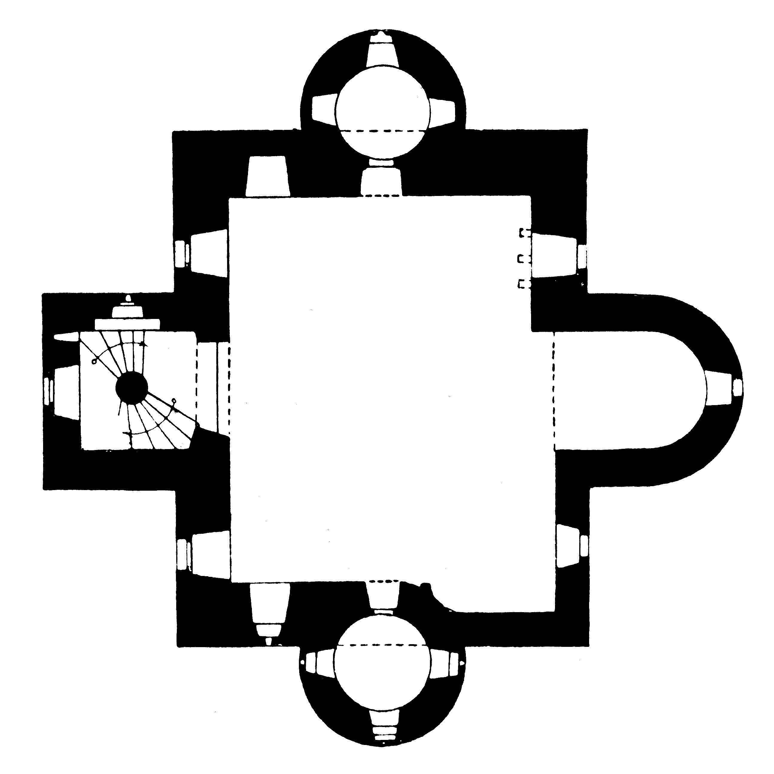 <p>tlocrt prvoga kata utvrde Konj&scaron;čina</p>