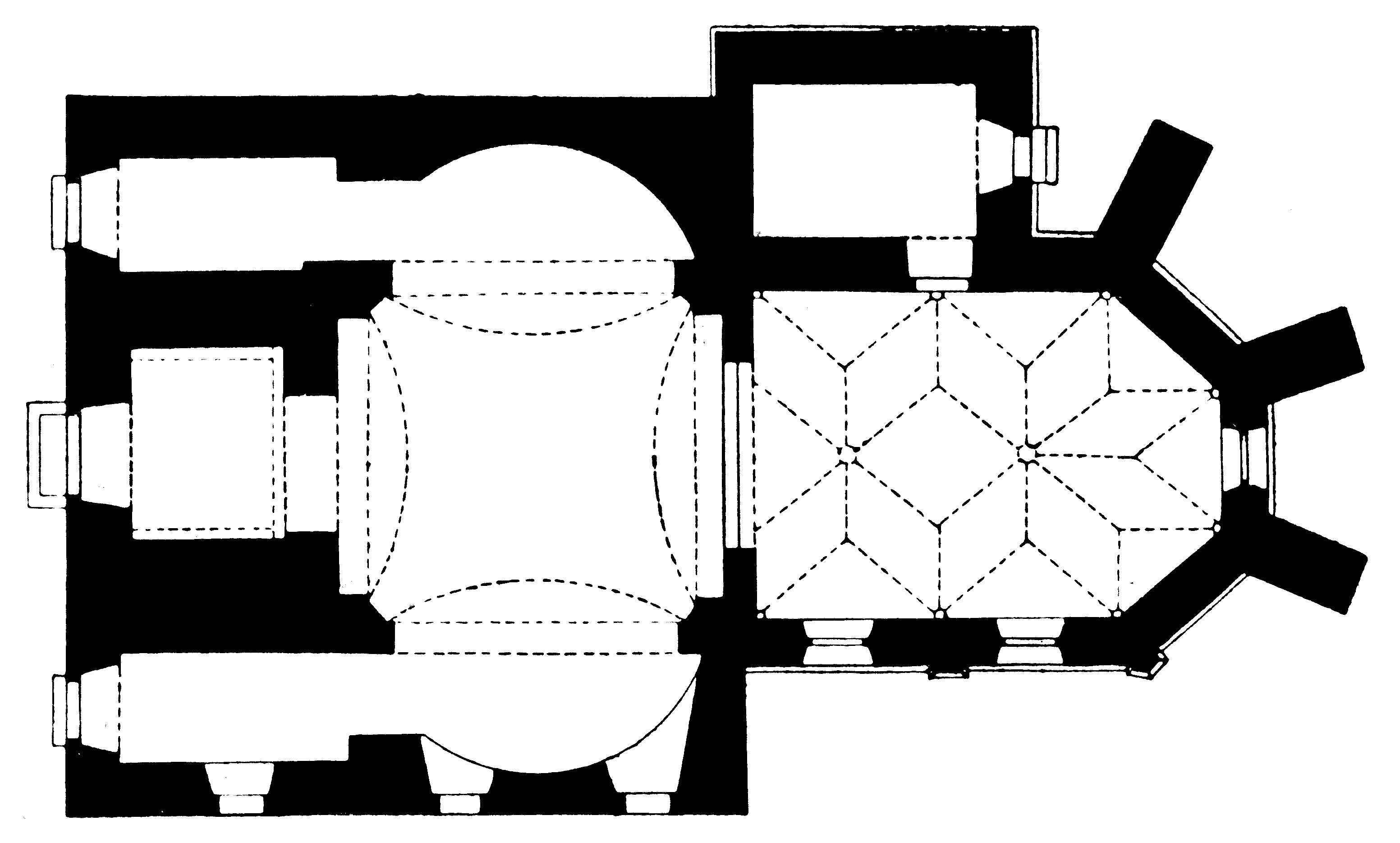<p>tlocrt župne crkve sv. Petra i Pavla Apostola</p>