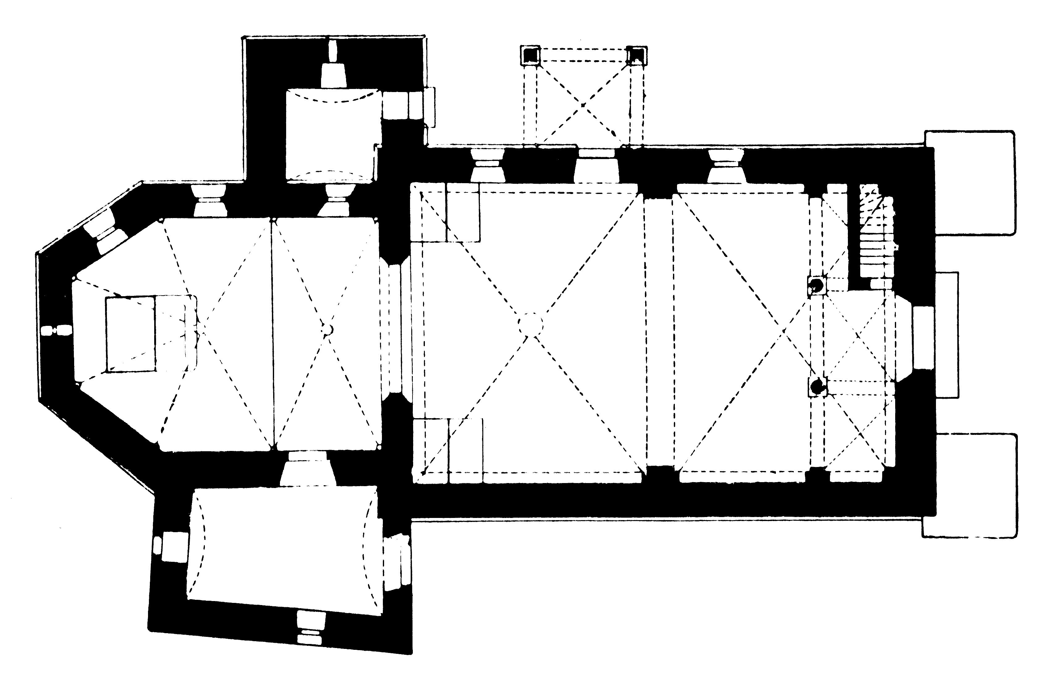 <p>tlocrt crkve, XV&ndash;XIX. st.</p>