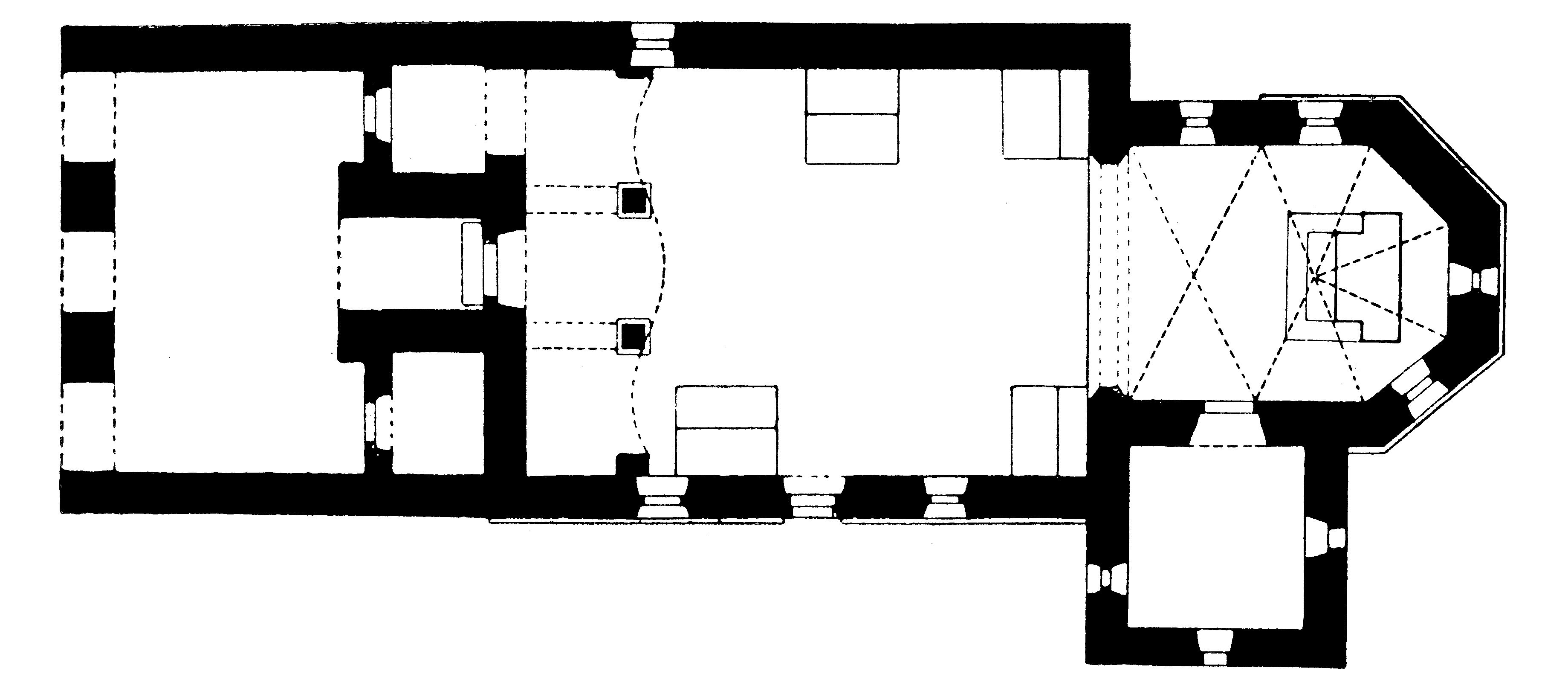 <p>tlocrt kapele sv. Lovre</p>