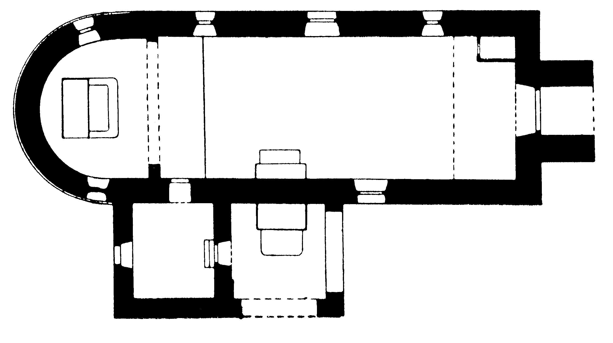 <p>tlocrt kapele Majke Božje Žalosne</p>