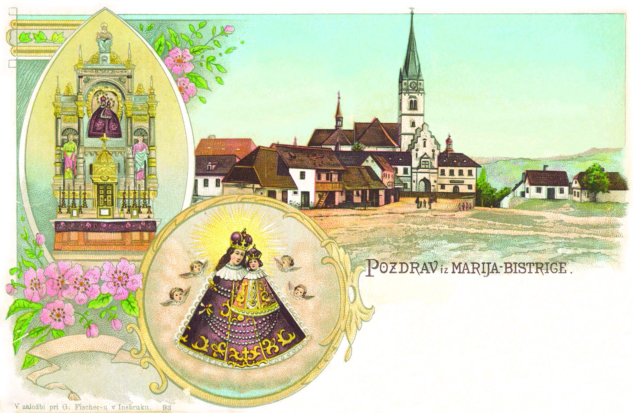 <p>razglednica, Marija Bistrica, početak XX. st.</p>