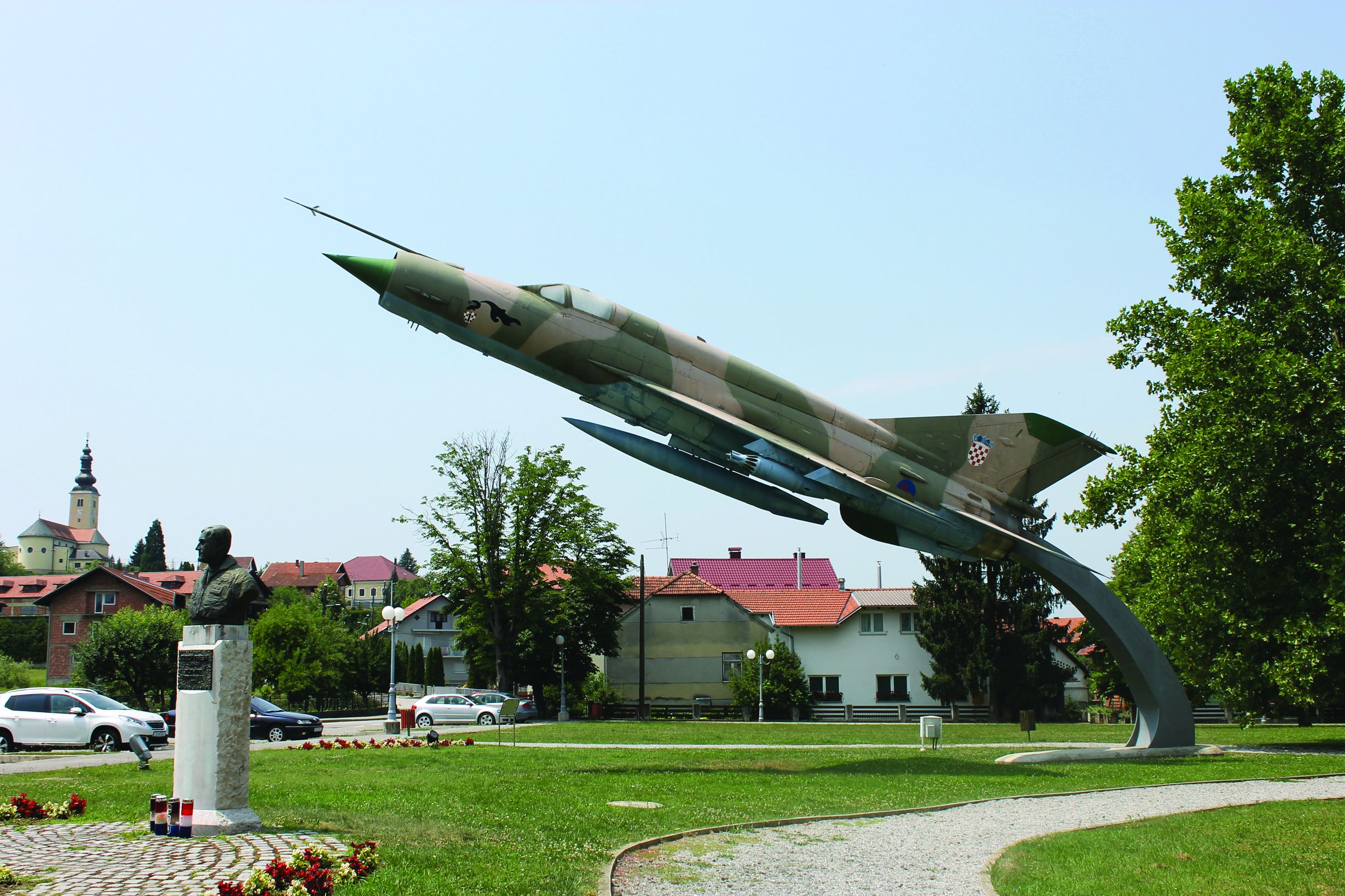 <p>spomen-park Rudolfu Pere&scaron;inu, Gornja Stubica</p>