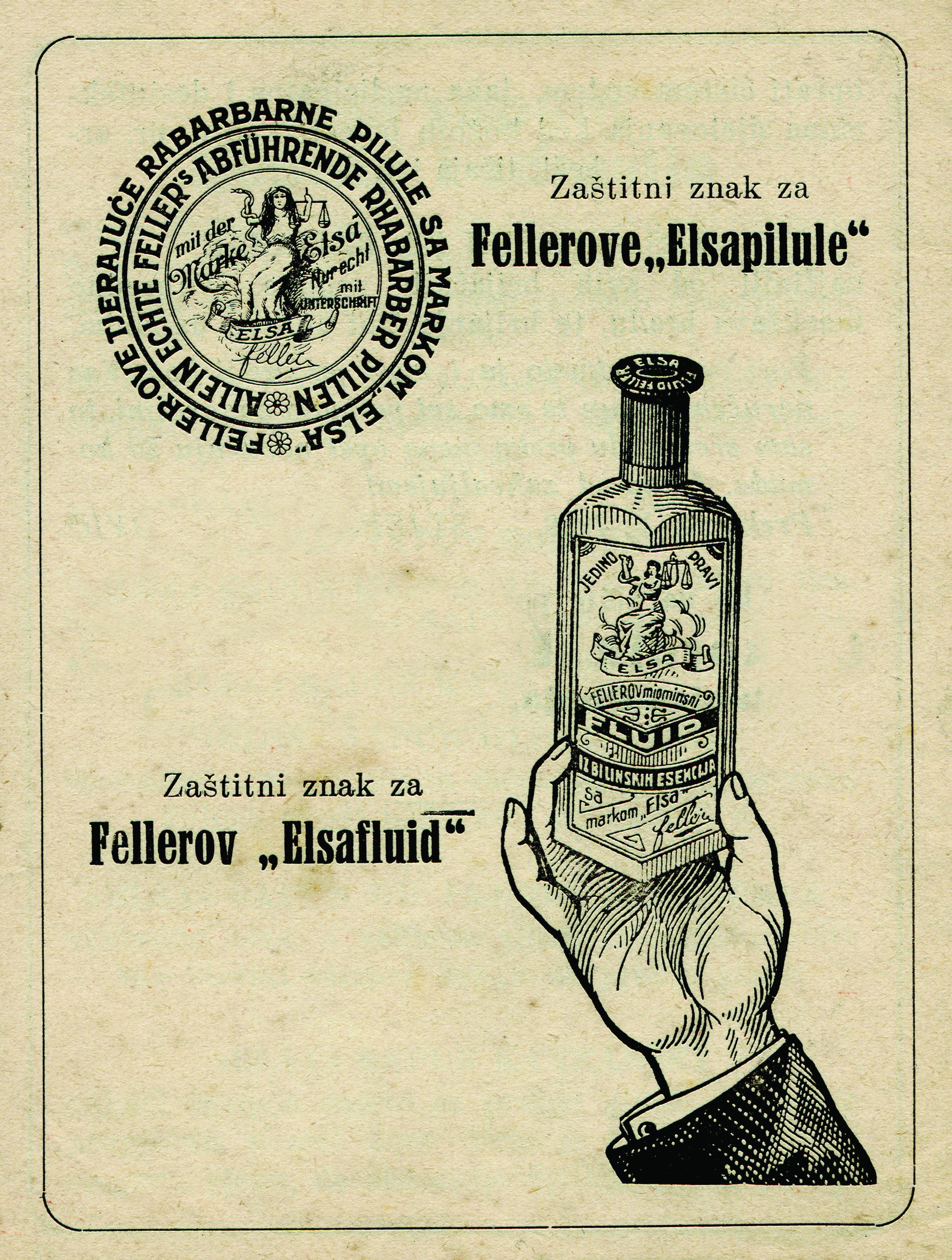 <p>oglas za <em>Elsa-fluid</em></p>