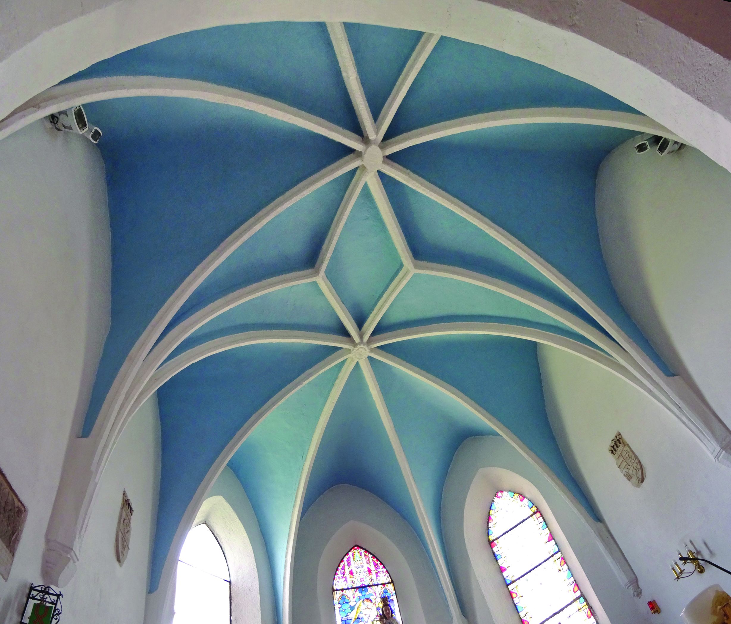 <p>mrežasti svod, XIV. st., župna crkva Uznesenja Blažene Djevice Marije</p>