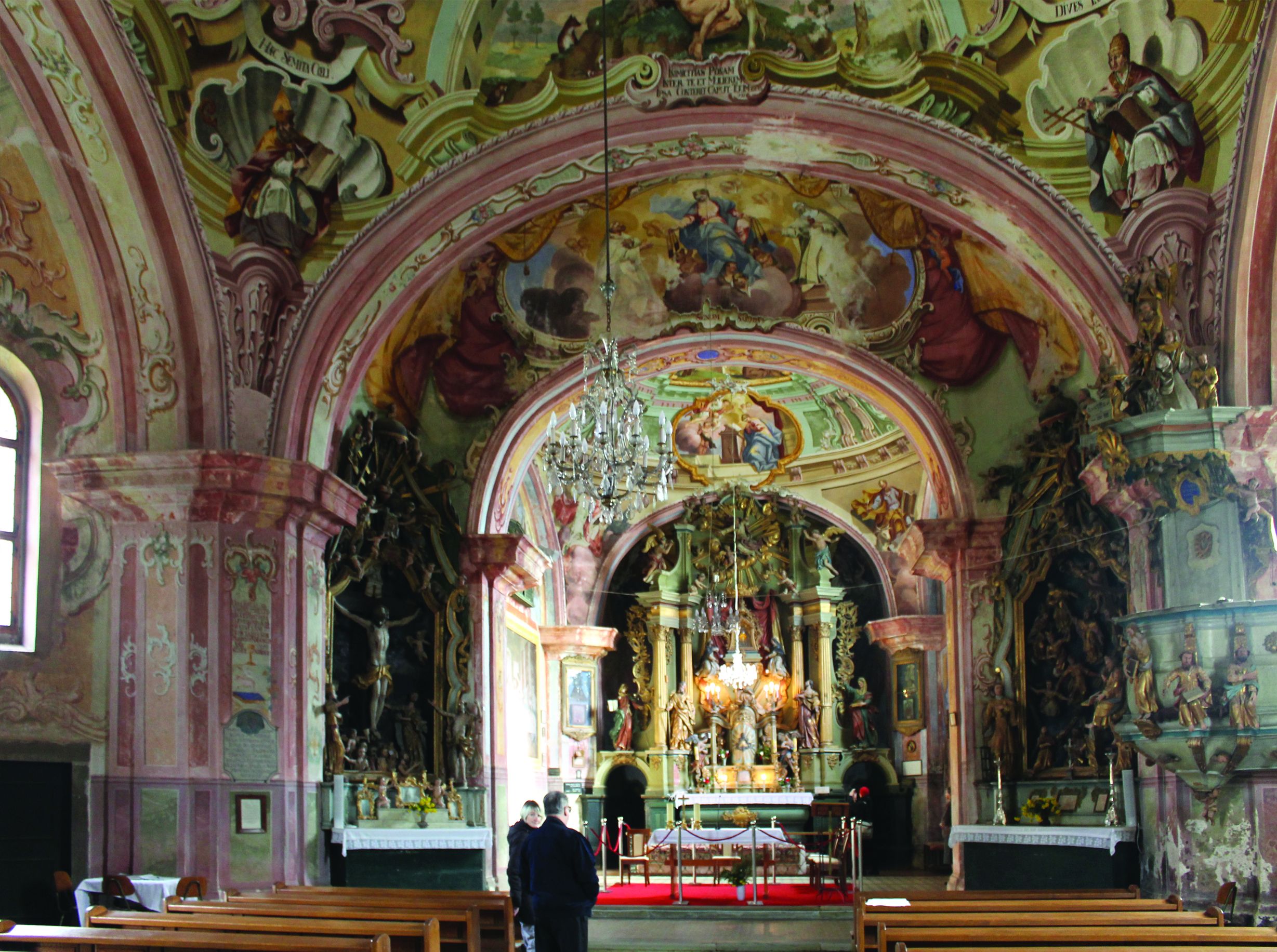 <p>unutra&scaron;njost crkve Majke Božje Jeruzalemske, 1750&ndash;73.</p>