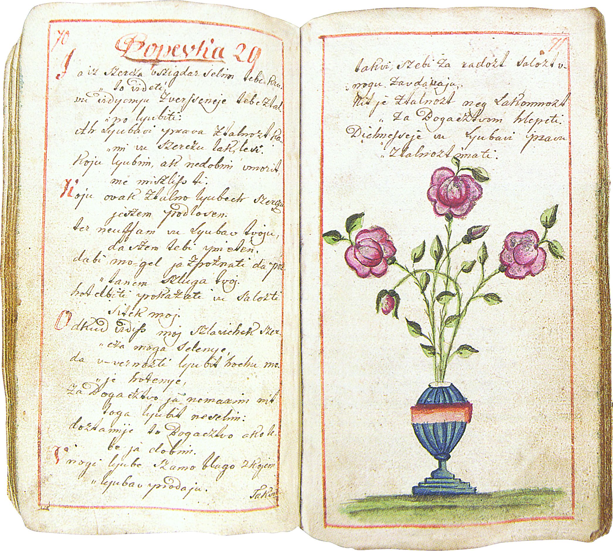 <p><em>Pjesmarica Nikole &Scaron;afrana,</em> početak XIX. st.</p>