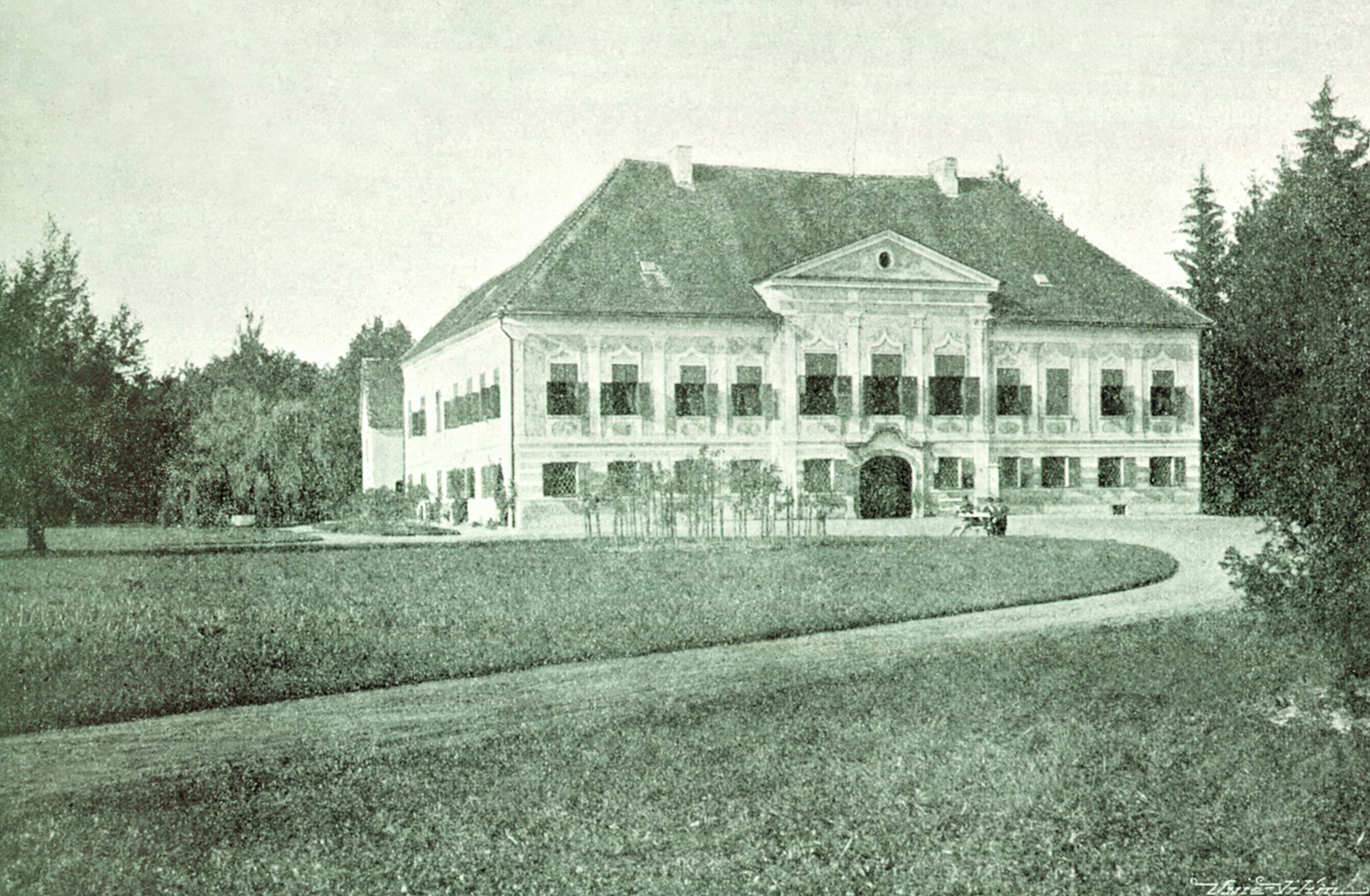 <p>dvorac Oroslavje Donje, 1770-ih</p>