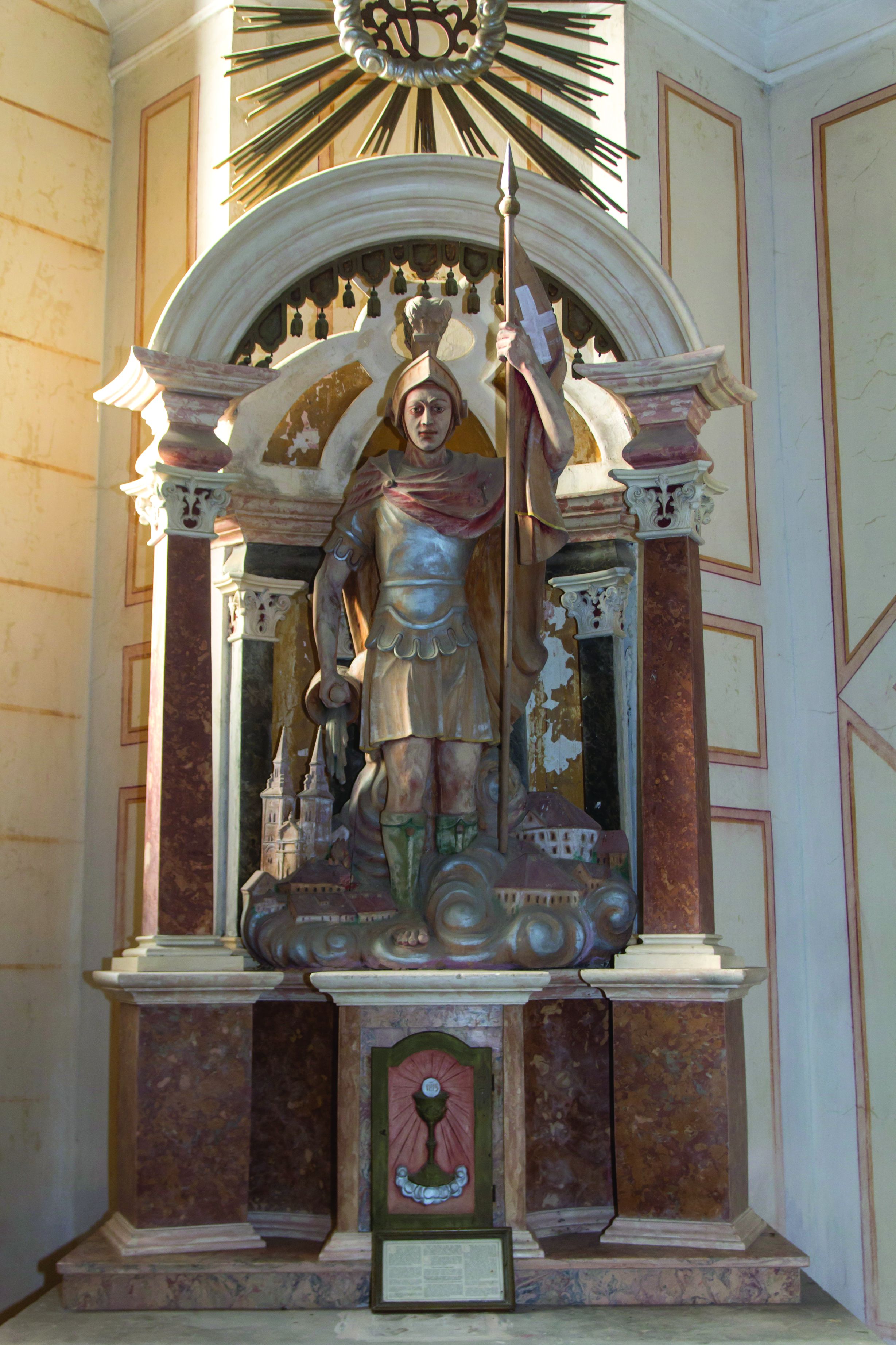 <p>oltar sv. Florijana, druga polovica XIX. st., kapela sv. Leonarda</p>