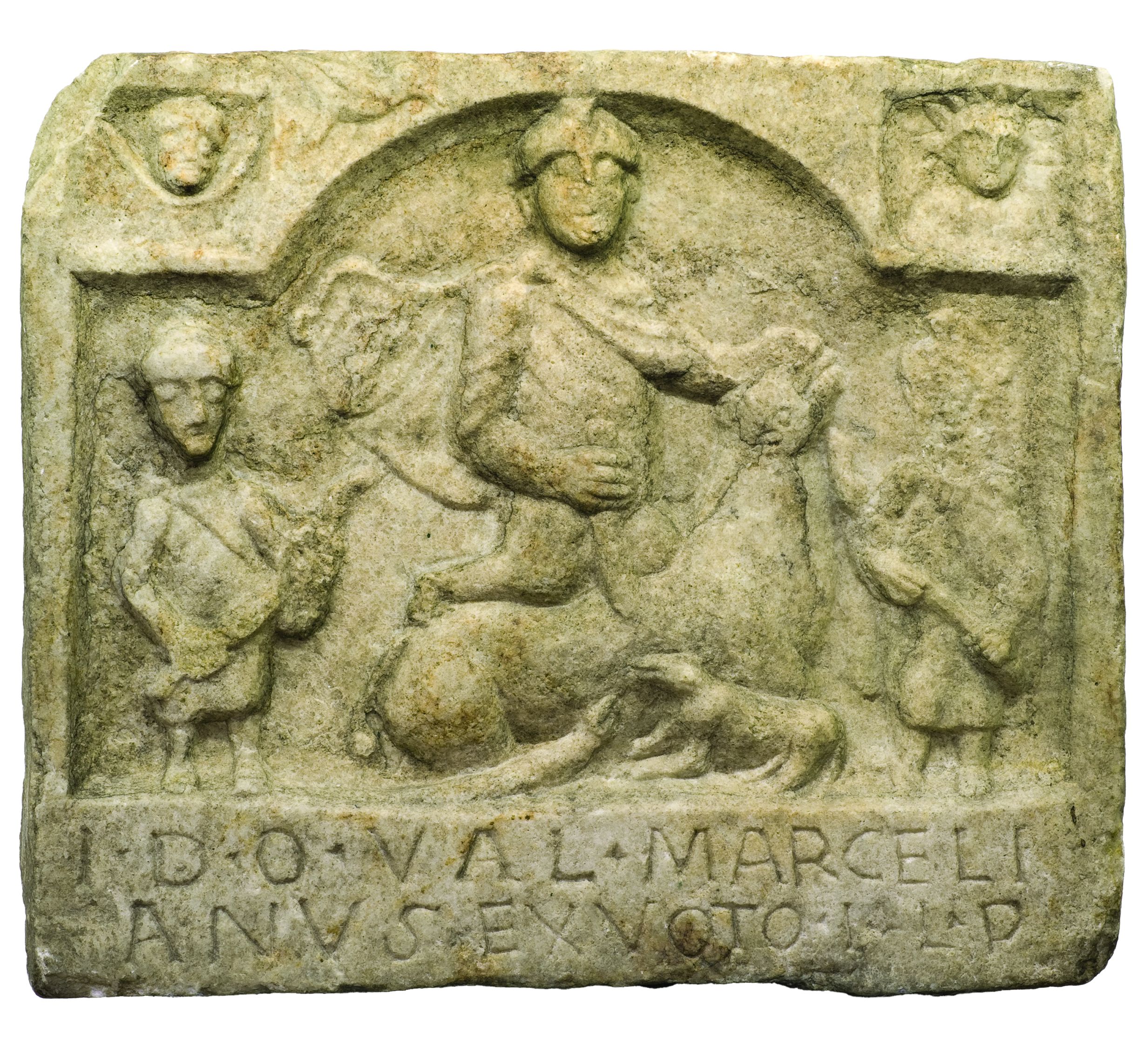 <p>reljef s prikazom boga Mitre, IV. st., Donja Plemen&scaron;ćina</p>