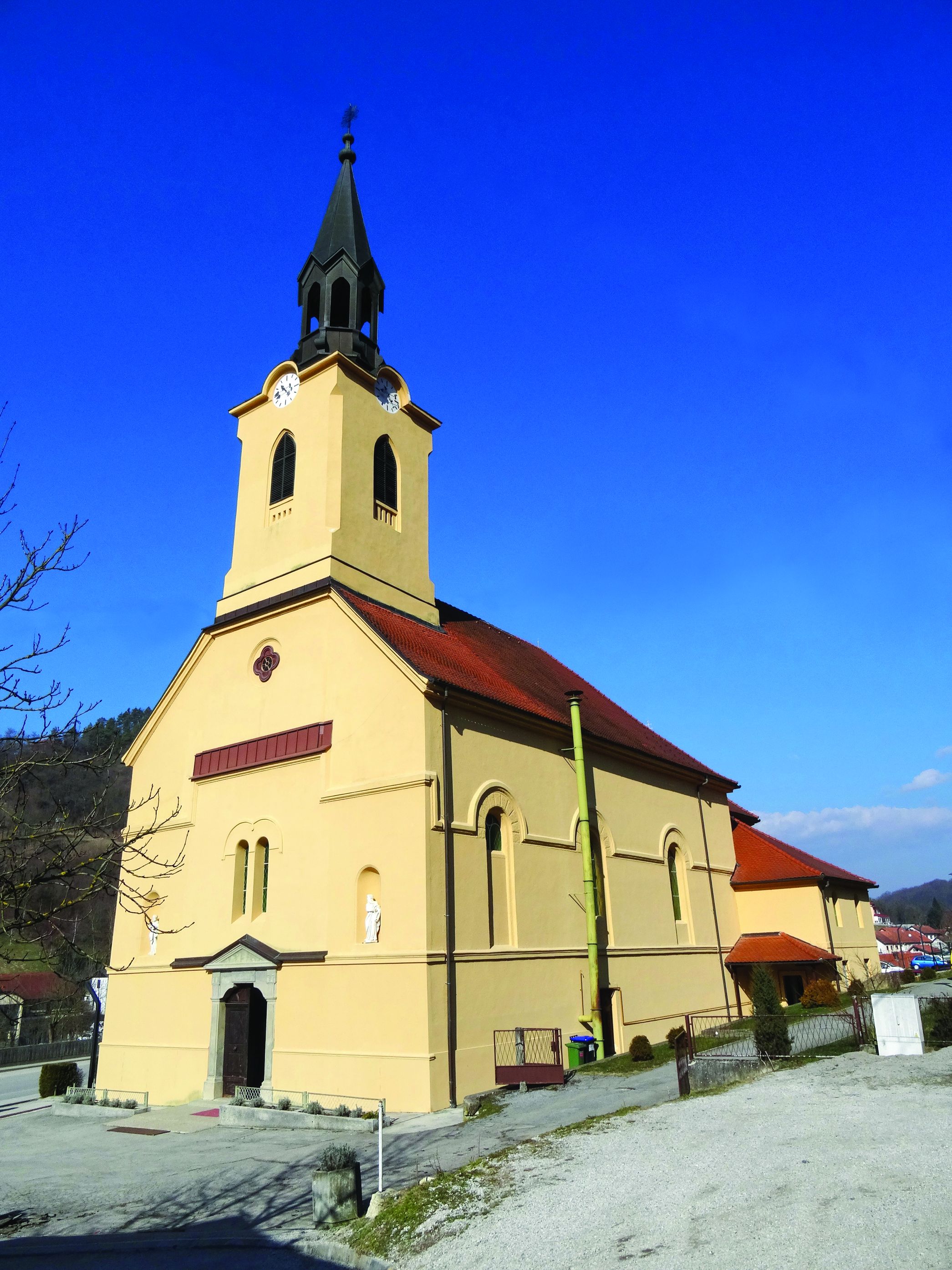 <p>župna crkva Presvetoga Trojstva, 1855&ndash;56, Krapinske Toplice</p>