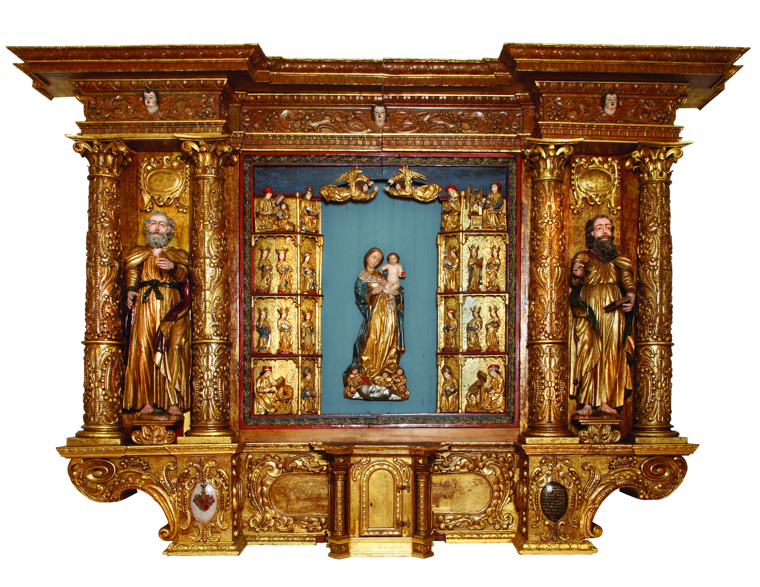 <p>oltar, oko 1470, župna crkva Blažene Djevice Marije Kraljice Sv. krunice, Remetinec; MUO</p>