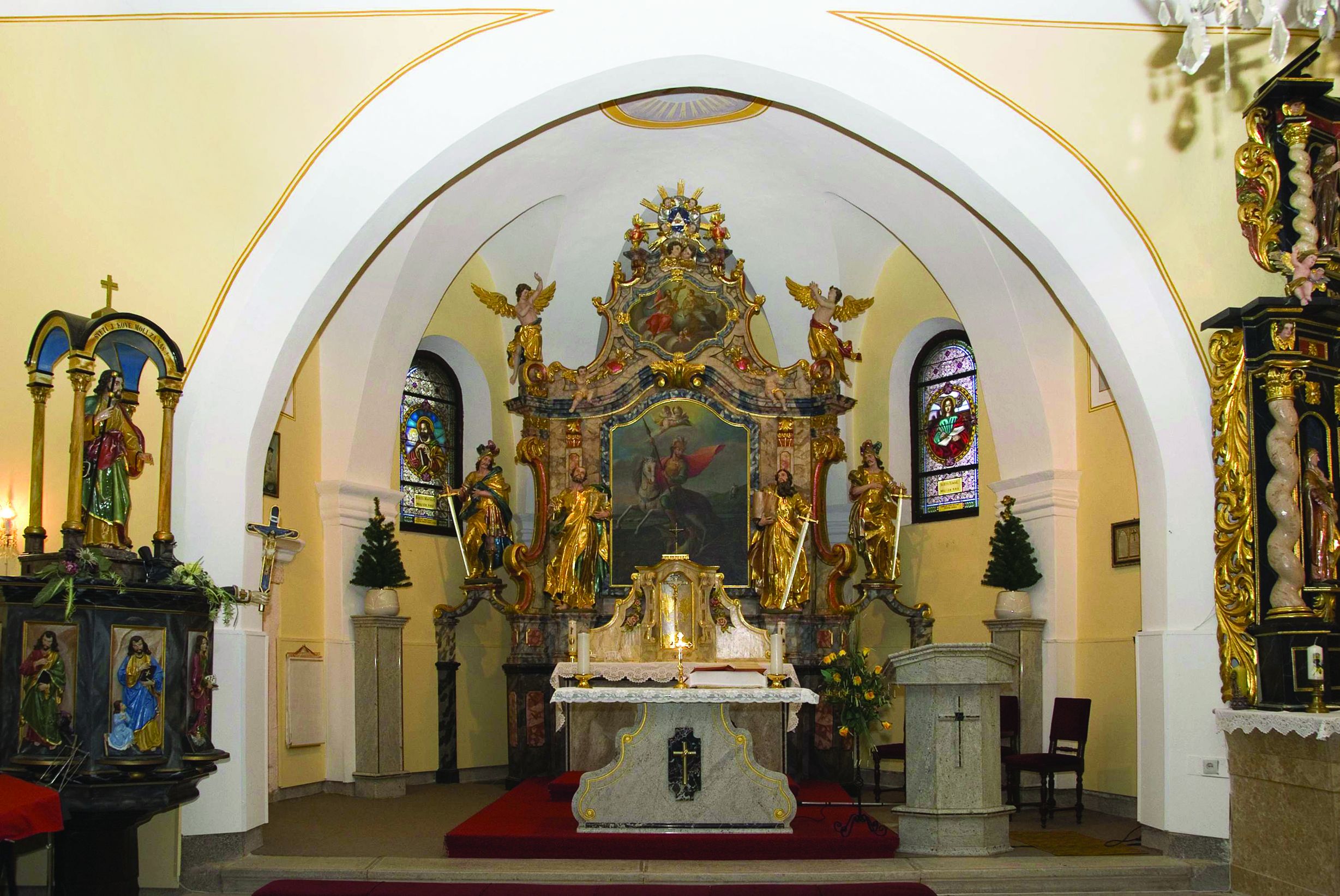 <p>glavni oltar sv. Jurja, 1761, kapela sv. Jurja</p>