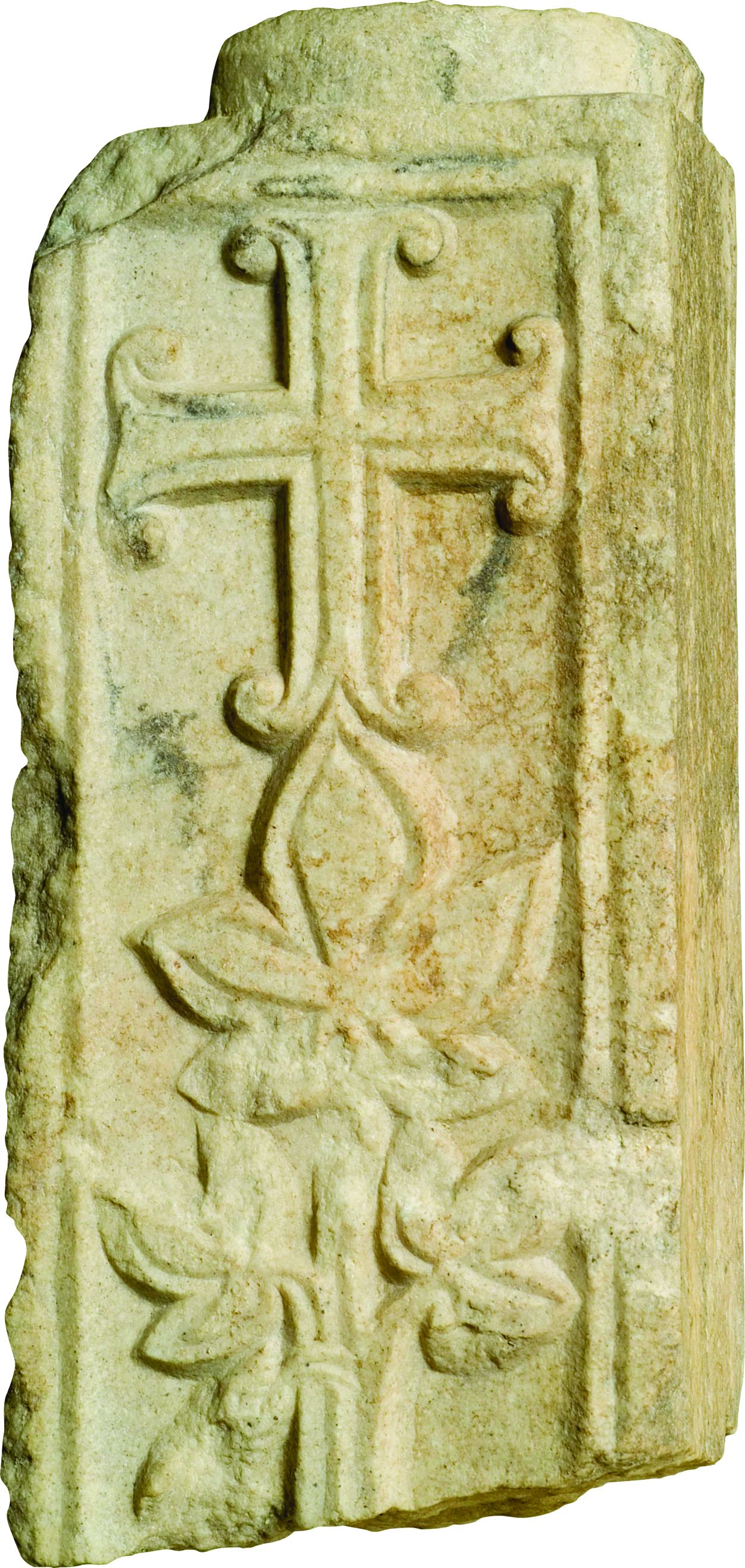 <p>dio pilastra, Majka Božja Gorska, Lobor</p>