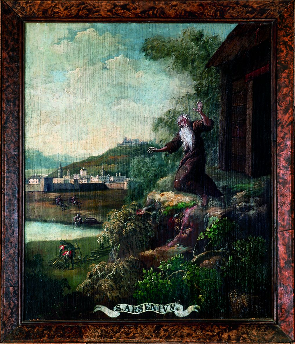 <p><em>Sveti Arsenius,</em> I. K. Ranger, 1735&ndash;37, župna crkva Bezgre&scaron;noga začeća Blažene Djevice Marije, Lepoglava</p>