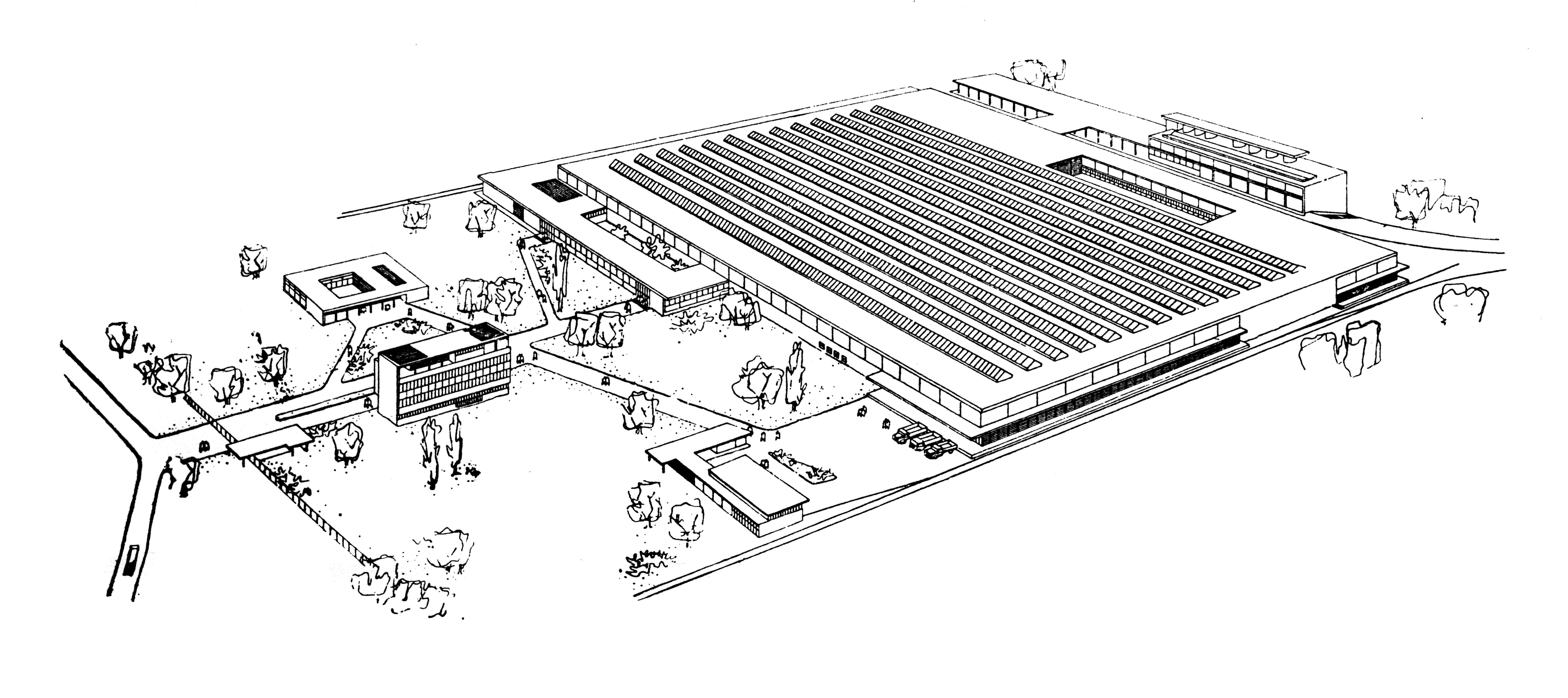 <p>projekt tvornice Jugokeramika, Atelier Vitić, 1951, Zapre&scaron;ić</p>