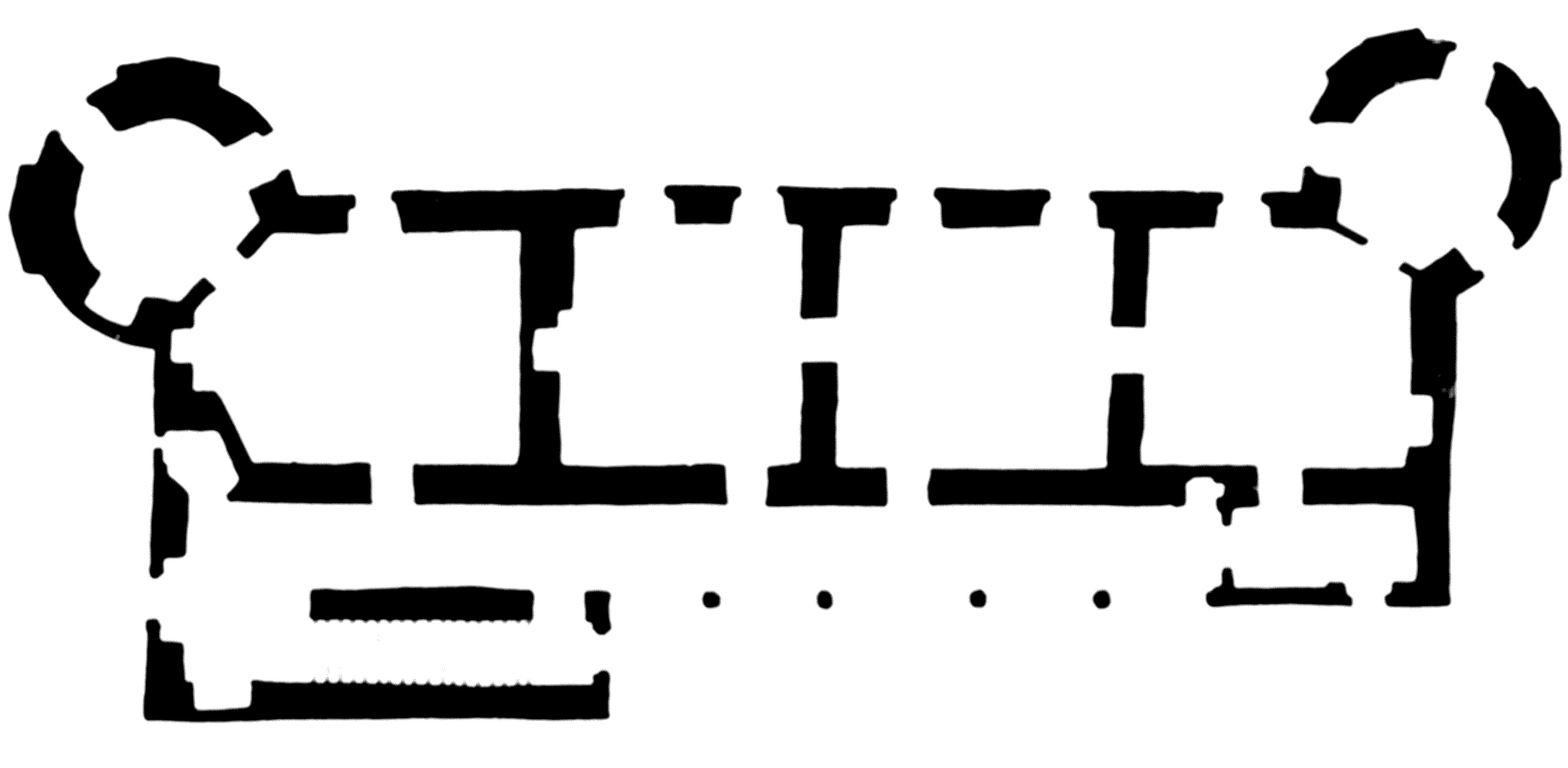 <p>tlocrt dvorca Bela II.</p>