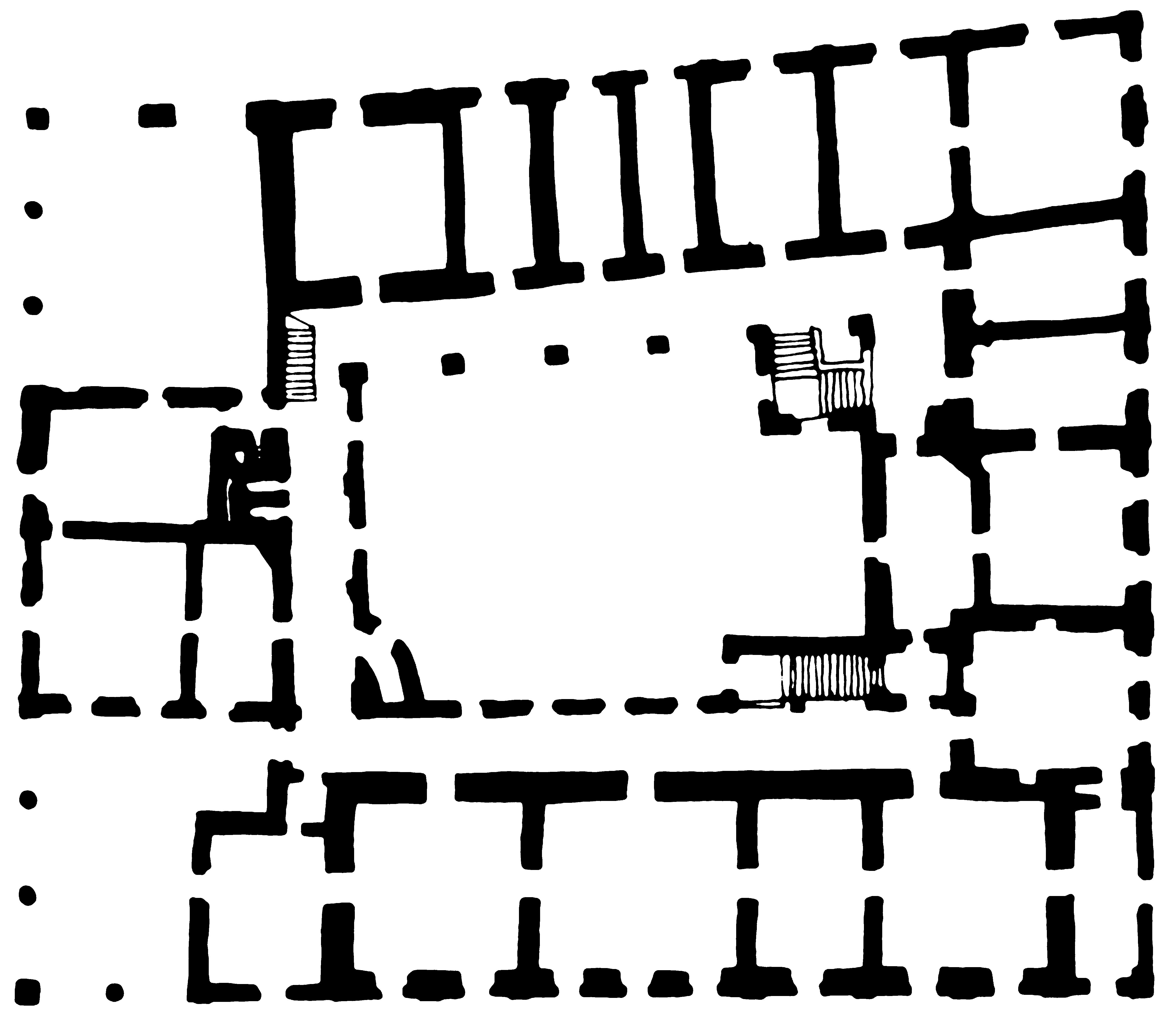 <p>tlocrt&nbsp;prvoga kata dvorca, početak XX. st.</p>