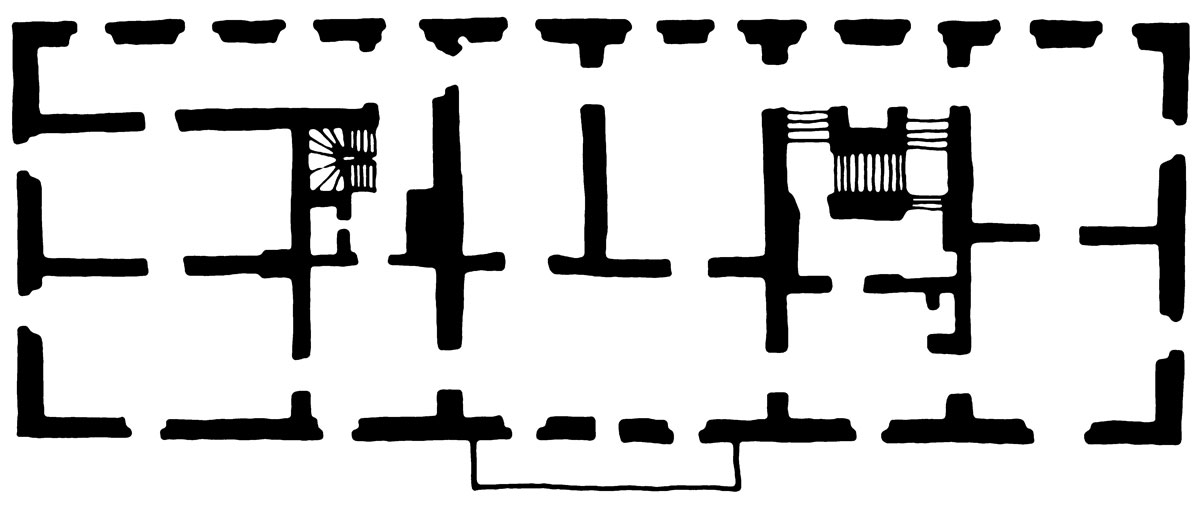 <p>tlocrt dvorca</p>