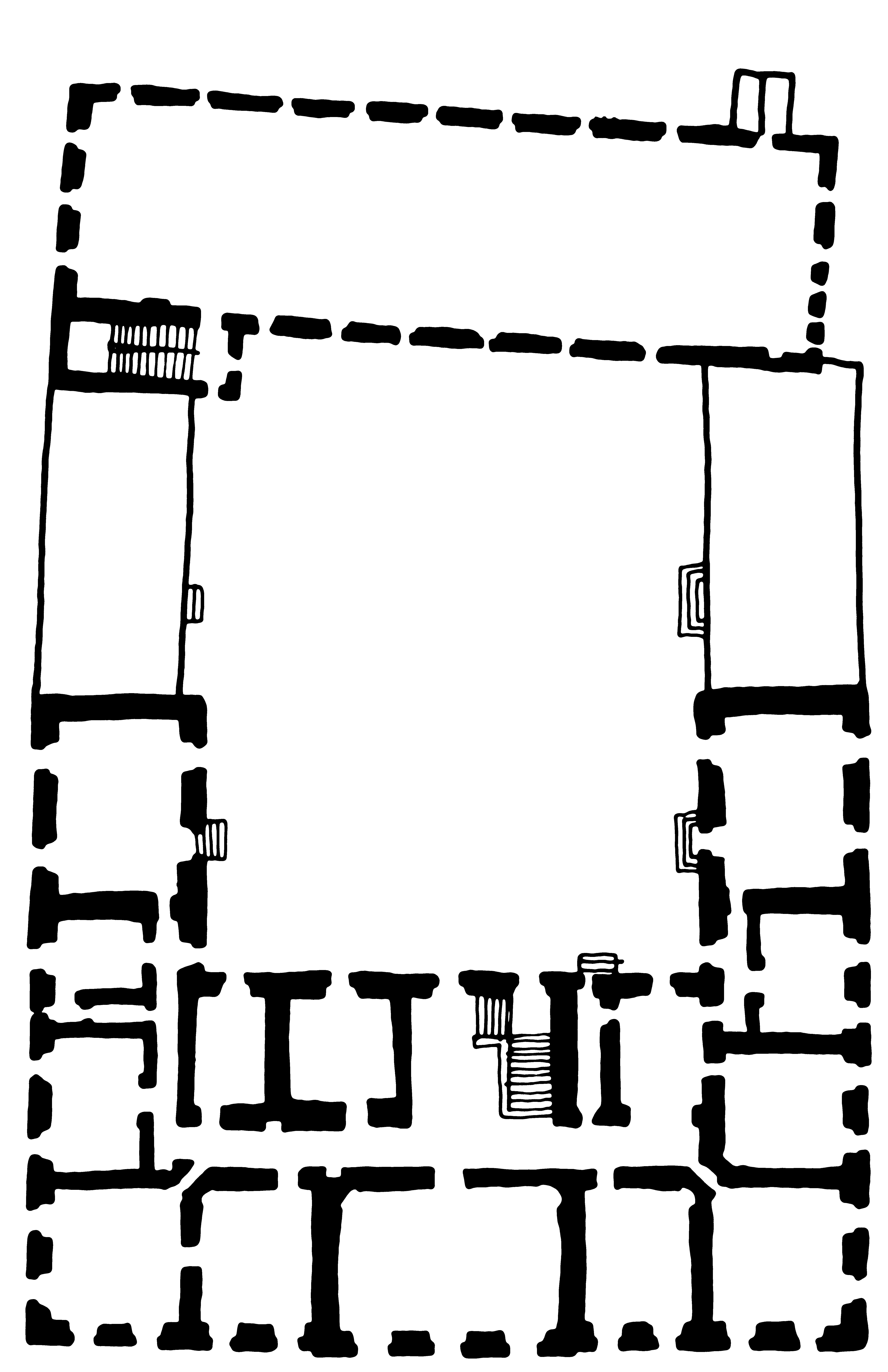 <p>tlocrt dvorca Oroslavje Donje</p>