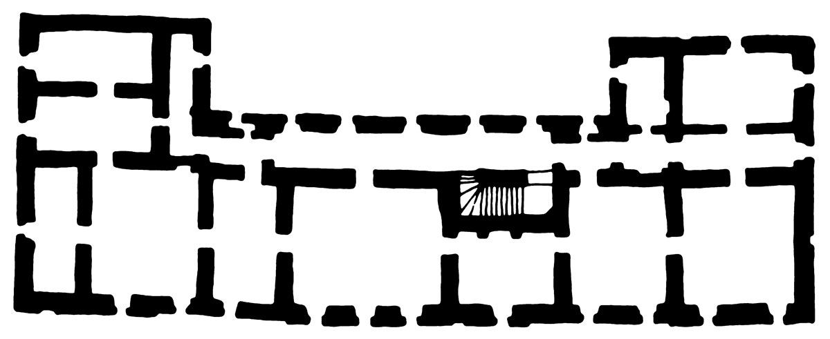 <p>tlocrt dvorca Poznanovec</p>