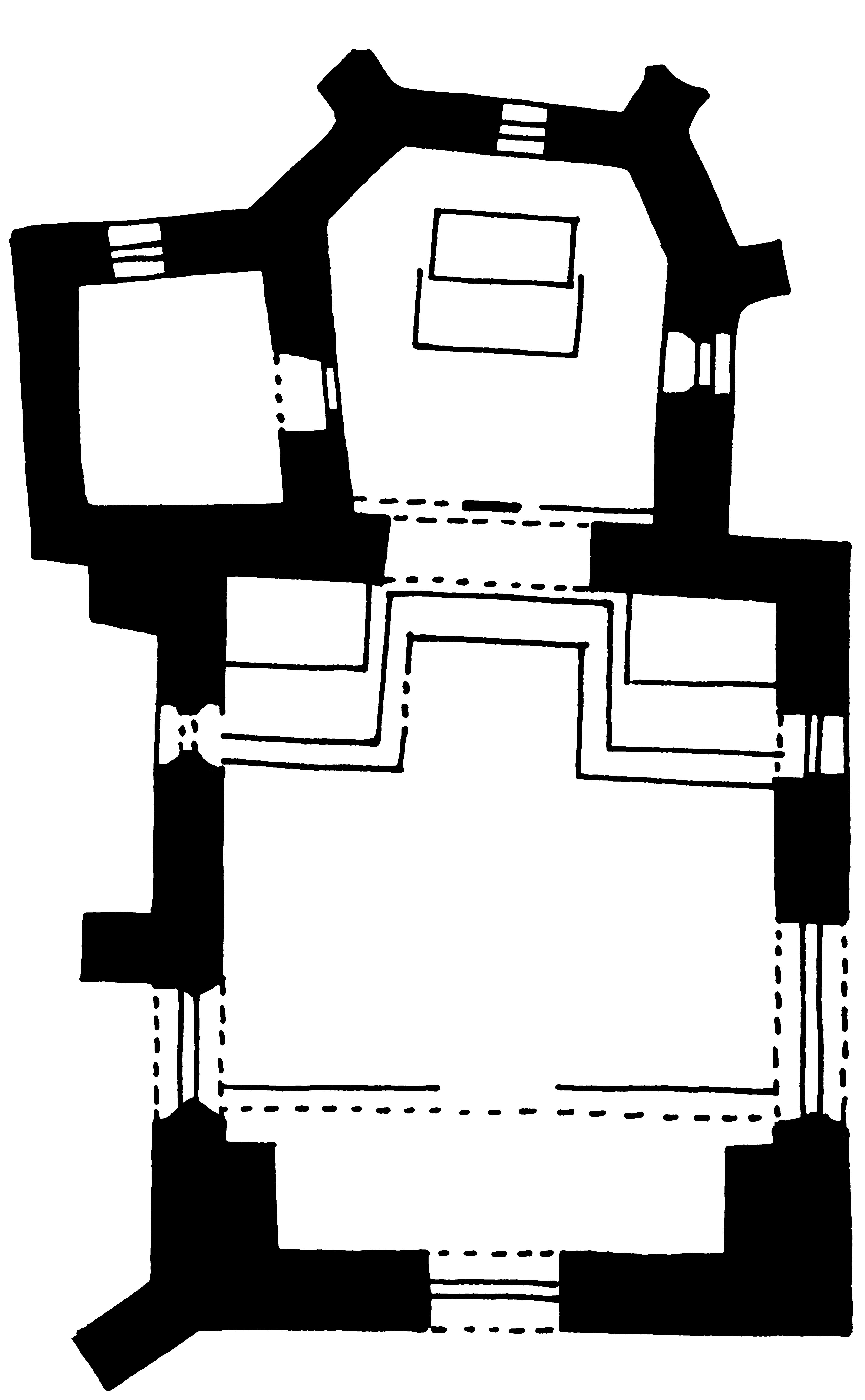 <p>tlocrt kapele Svetoga Duha</p>