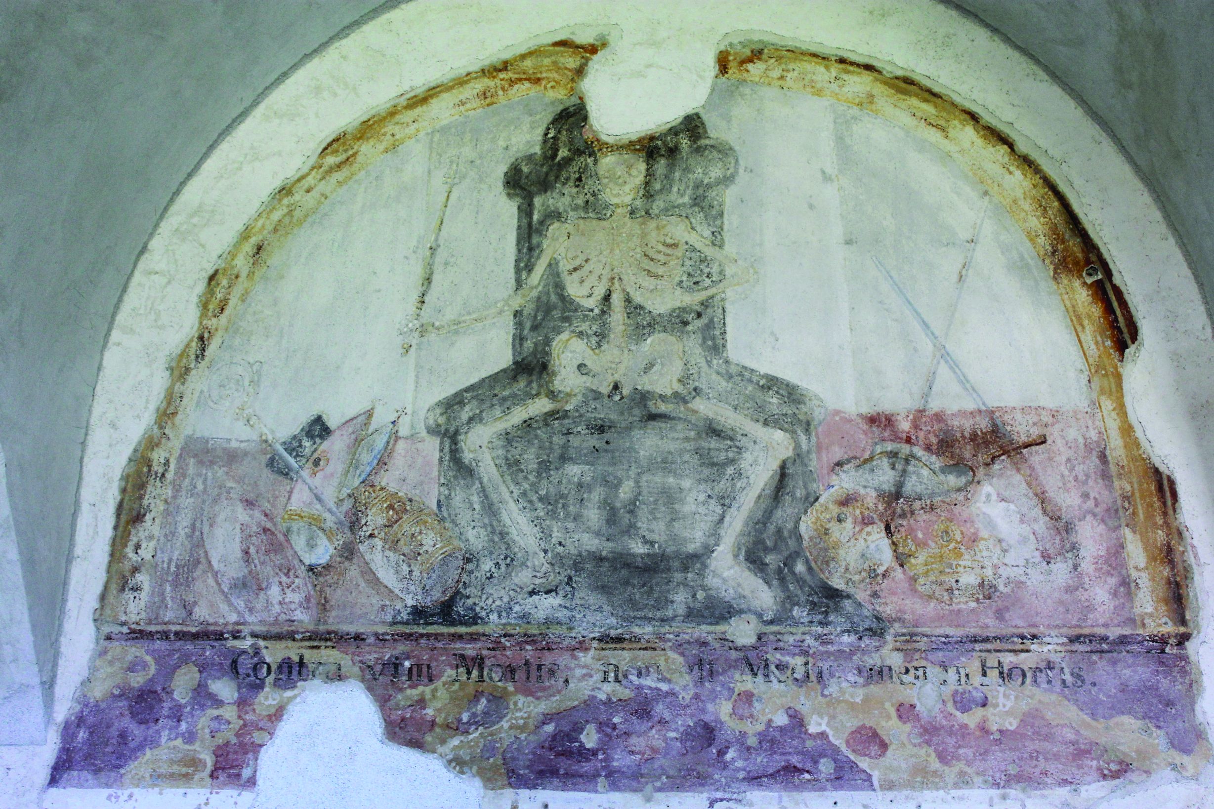 <p>zidna slika, samostanska ljekarna, XVIII. st., Lepoglava</p>