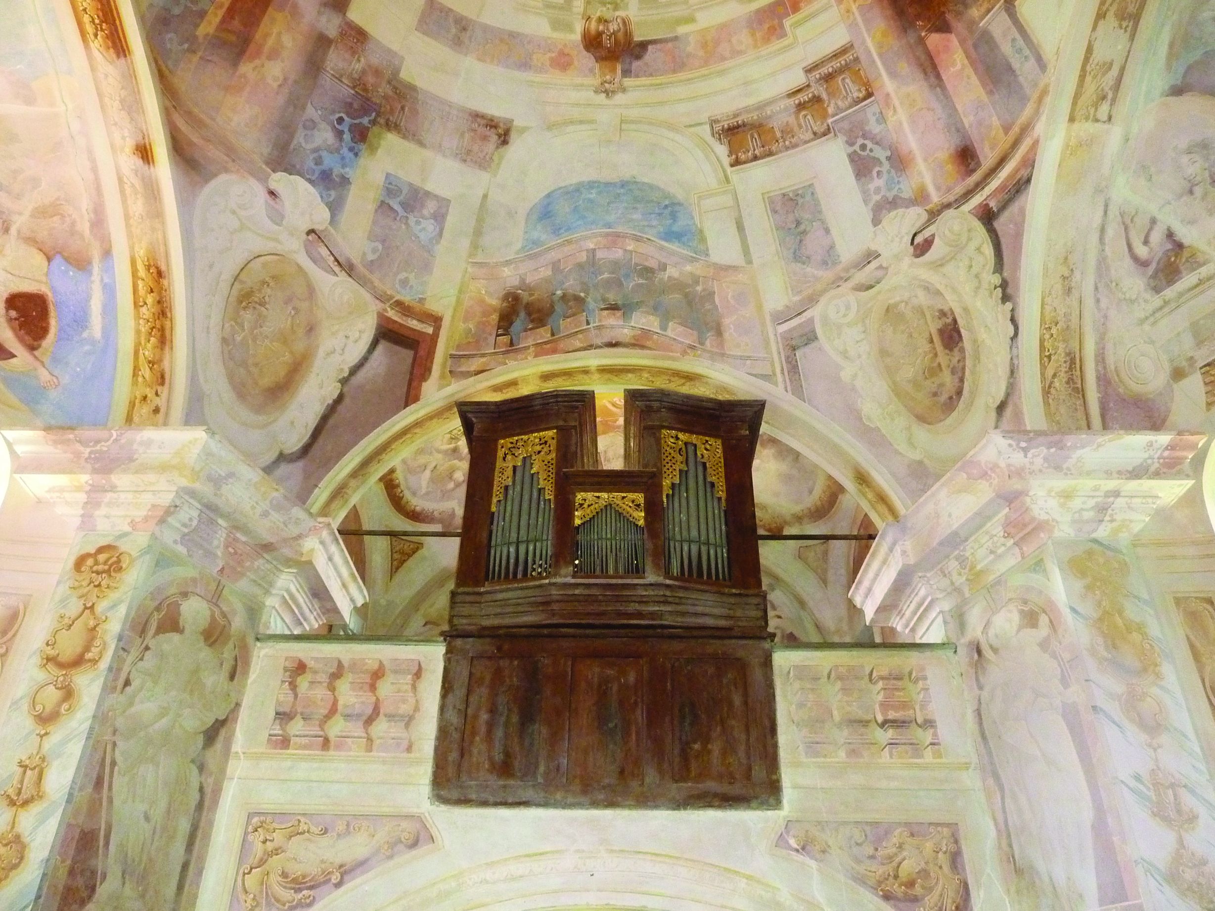 <p>orgulje u kapeli sv. Jurja, Purga Lepoglavska, 1750.</p>