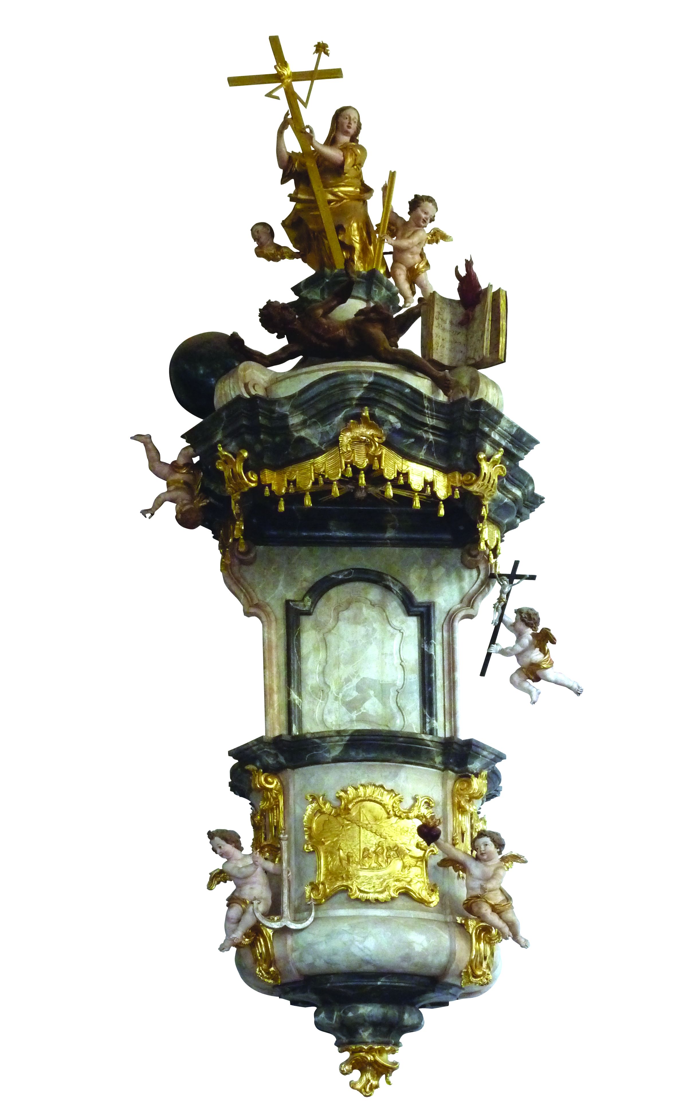 <p>propovjedaonica, Aleksije K&ouml;niger, 1755. župna crkva Bezgre&scaron;noga začeća Blažene Djevice Marije</p>