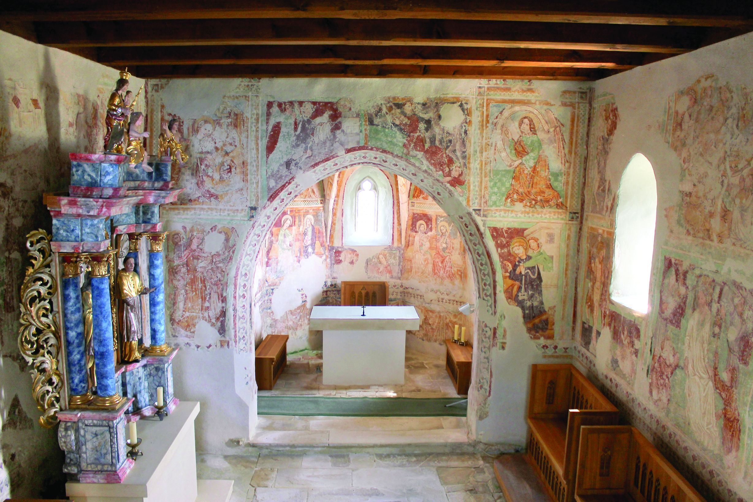 <p>unutra&scaron;njost, XV. st., kapela sv. Ivana Apostola i Evađelista</p>