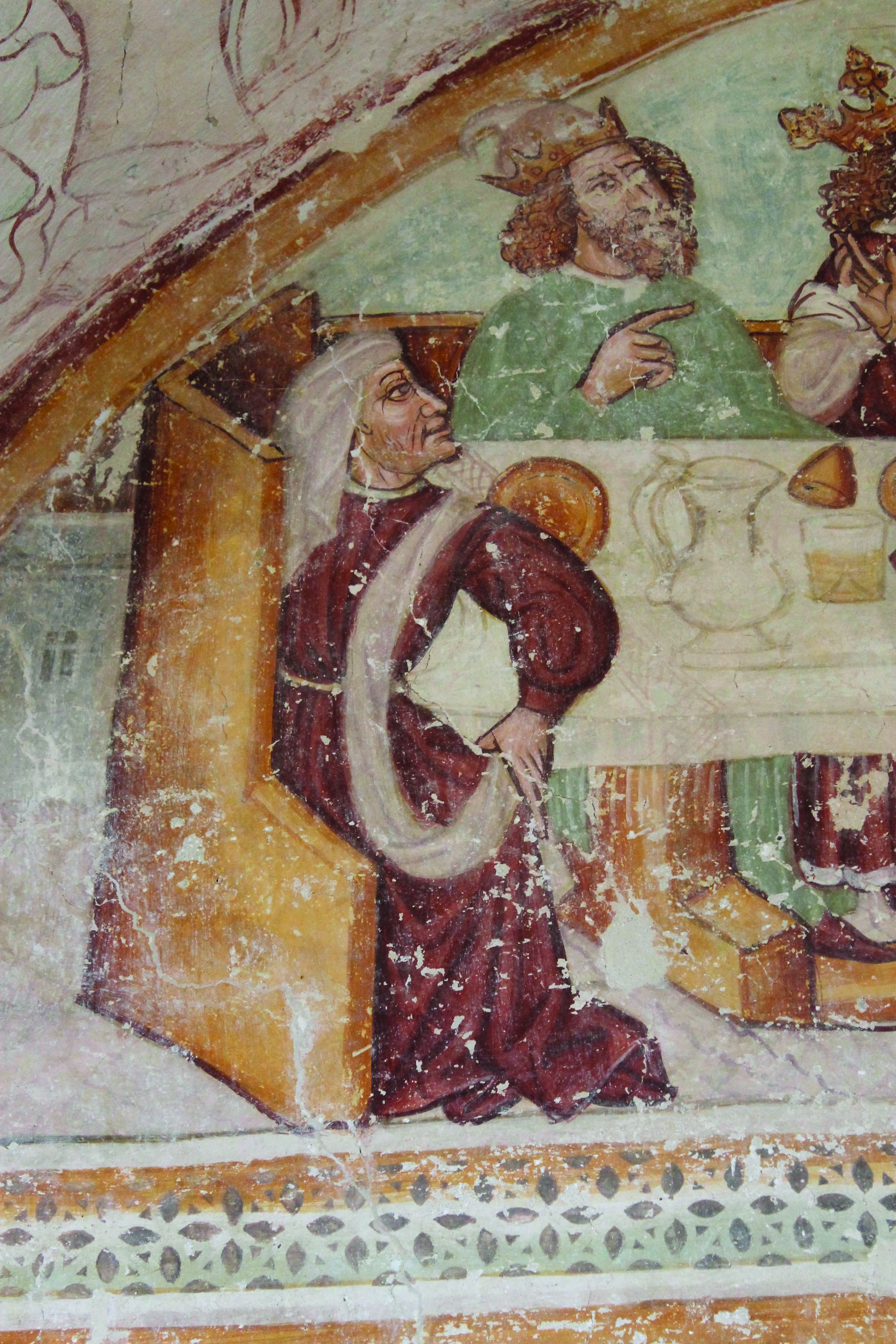 <p>zidna slika, XV. st., kapela sv. Ivana Apostola i Evađelista</p>