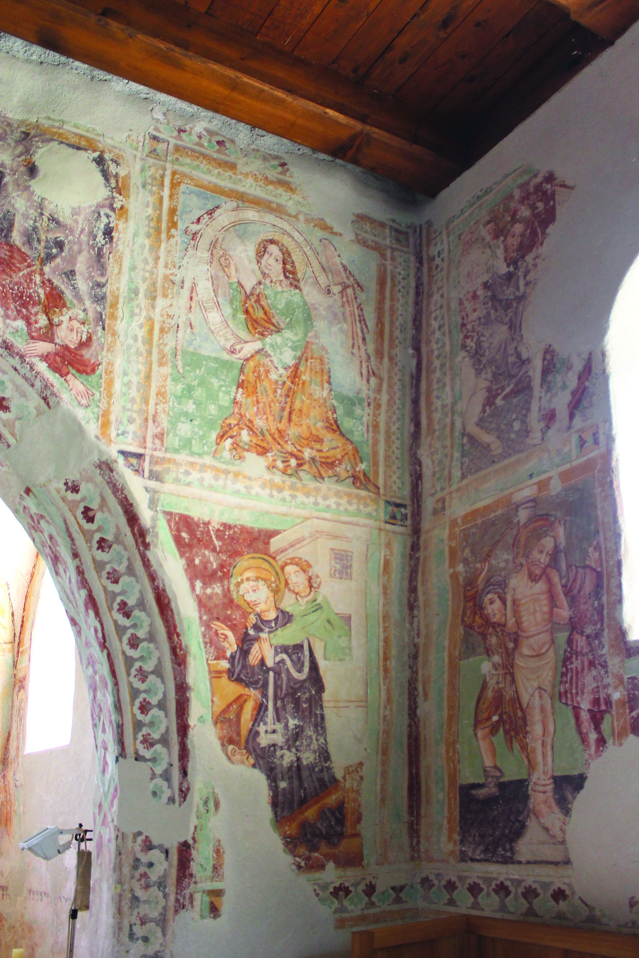 <p>freske, 1447&ndash;50, kapela sv. Ivana Apostola i Evanđelista, Ivanić Miljanski</p>