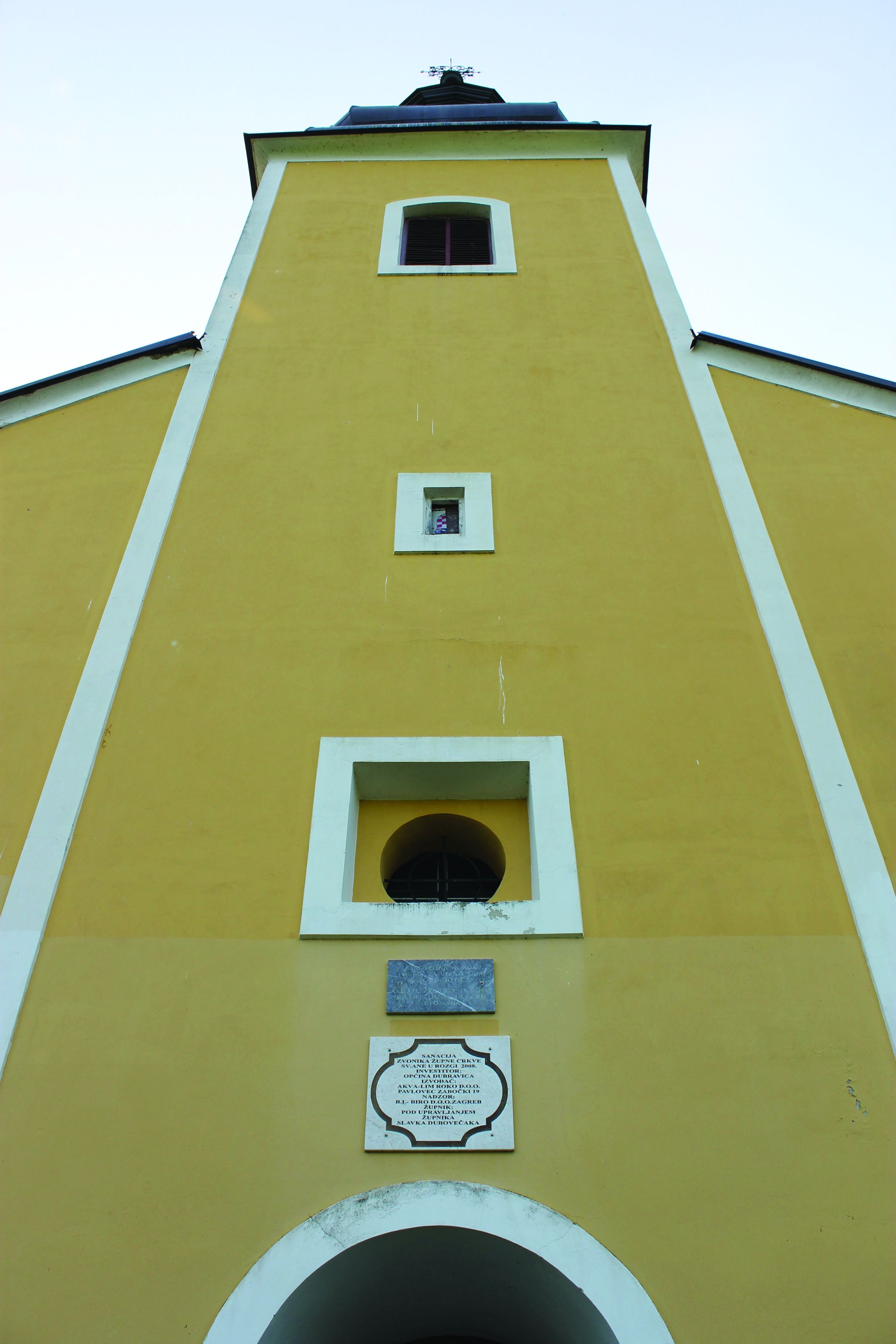 <p>zvonik župne crkve sv. Ane, 1842, Rozga</p>