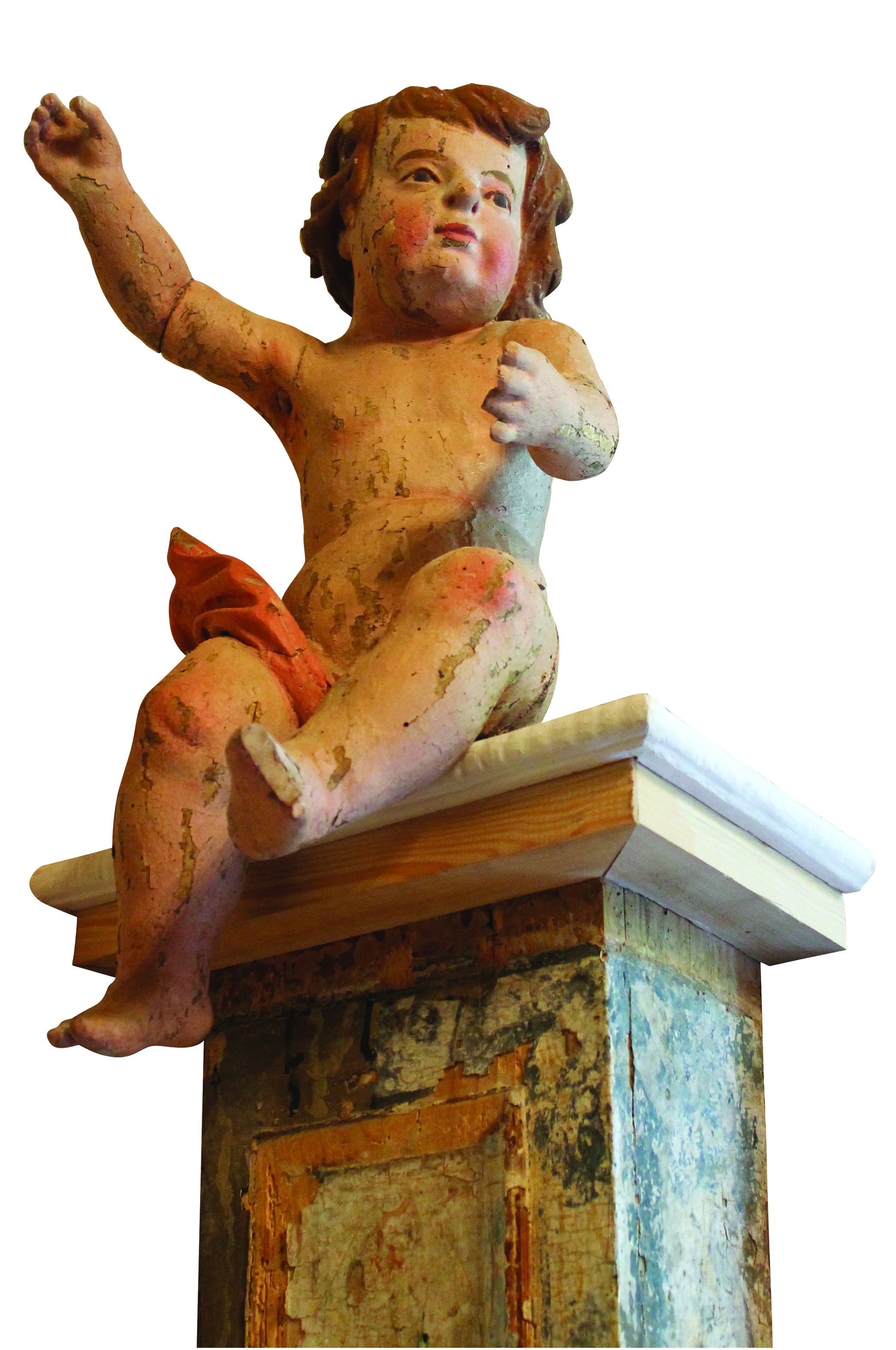 <p>anđeo s oltara kapele sv. Ivana Apostola i Evađelista, XVIII. st.</p>