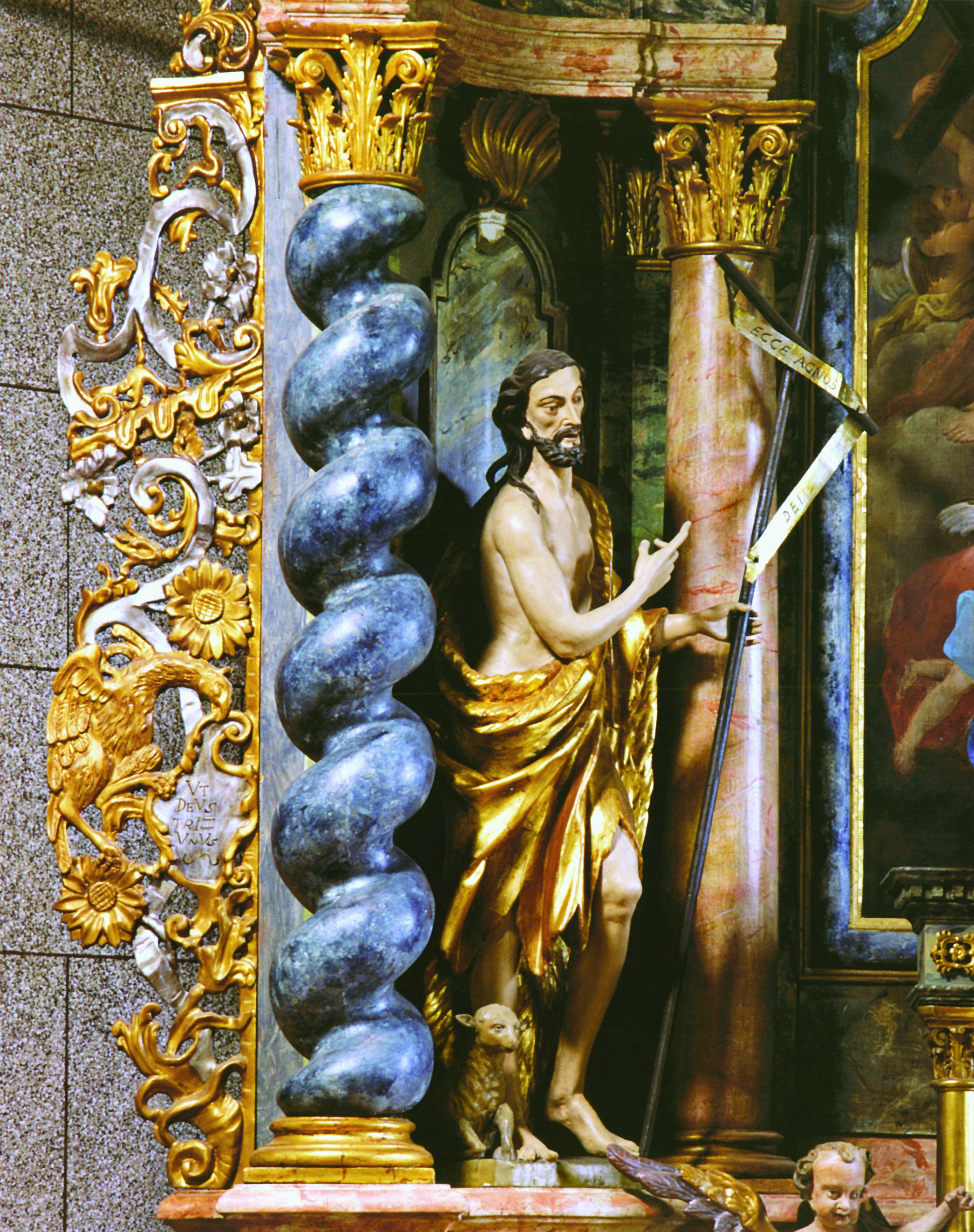 <p><em>Sv. Ivan Krstitelj,</em> Ivan Adam Rosenberger, 1734, župna crkva Presvetoga Trojstva</p>