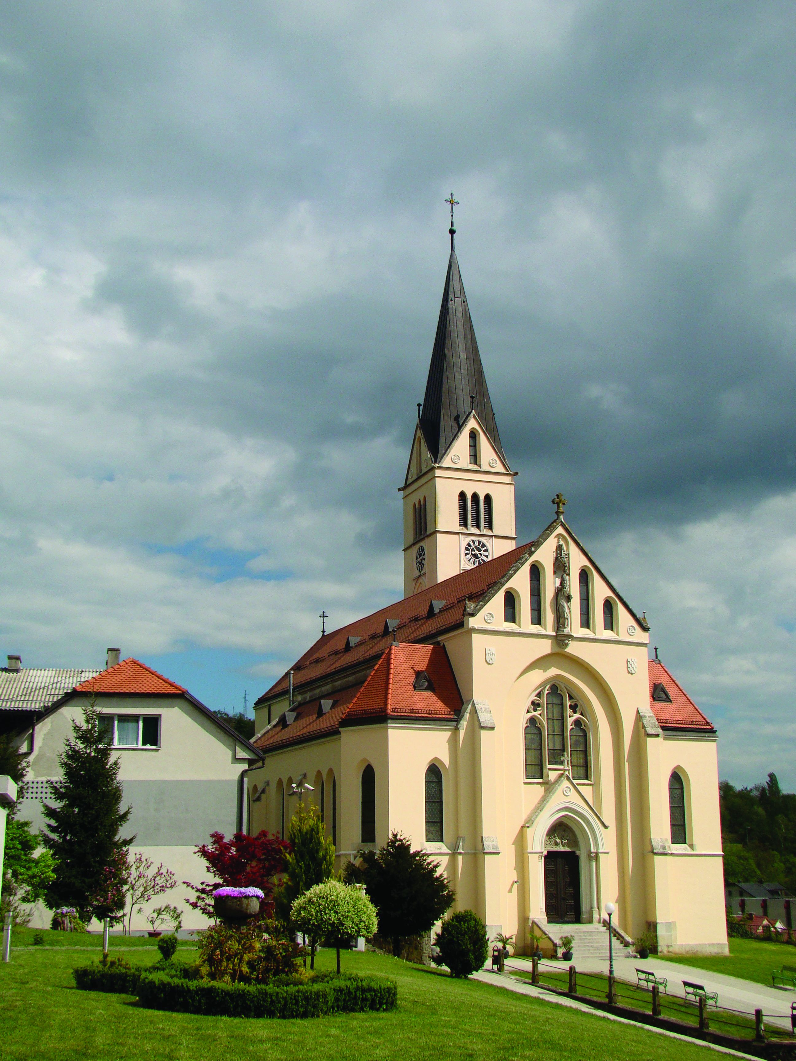 <p>župna crkva sv. Nikole Biskupa, Josip Vanca&scaron;, 1899&ndash;1903, Krapina</p>